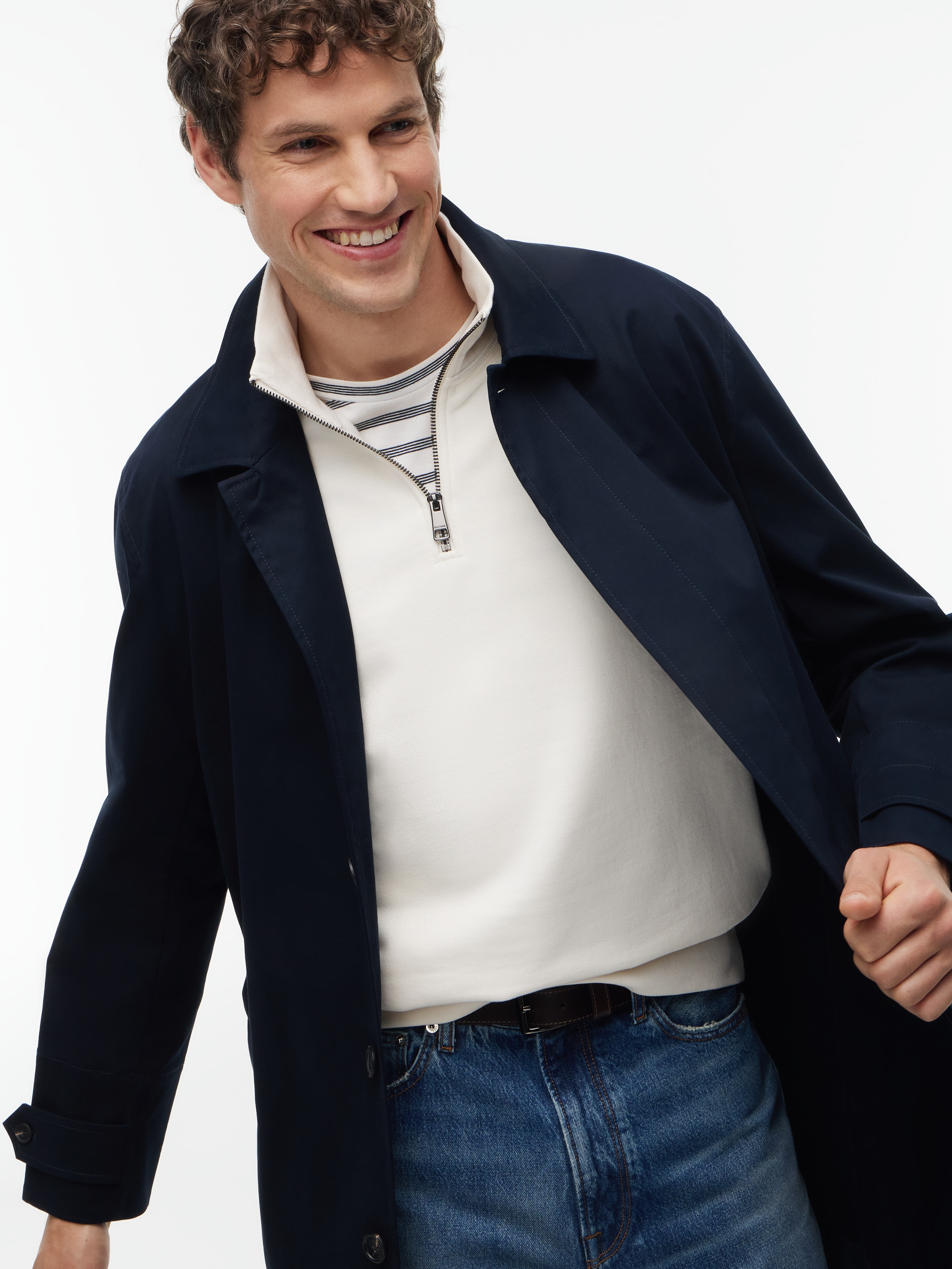 Tommy Hilfiger Kurzmantel »UNLINED CARCOAT«