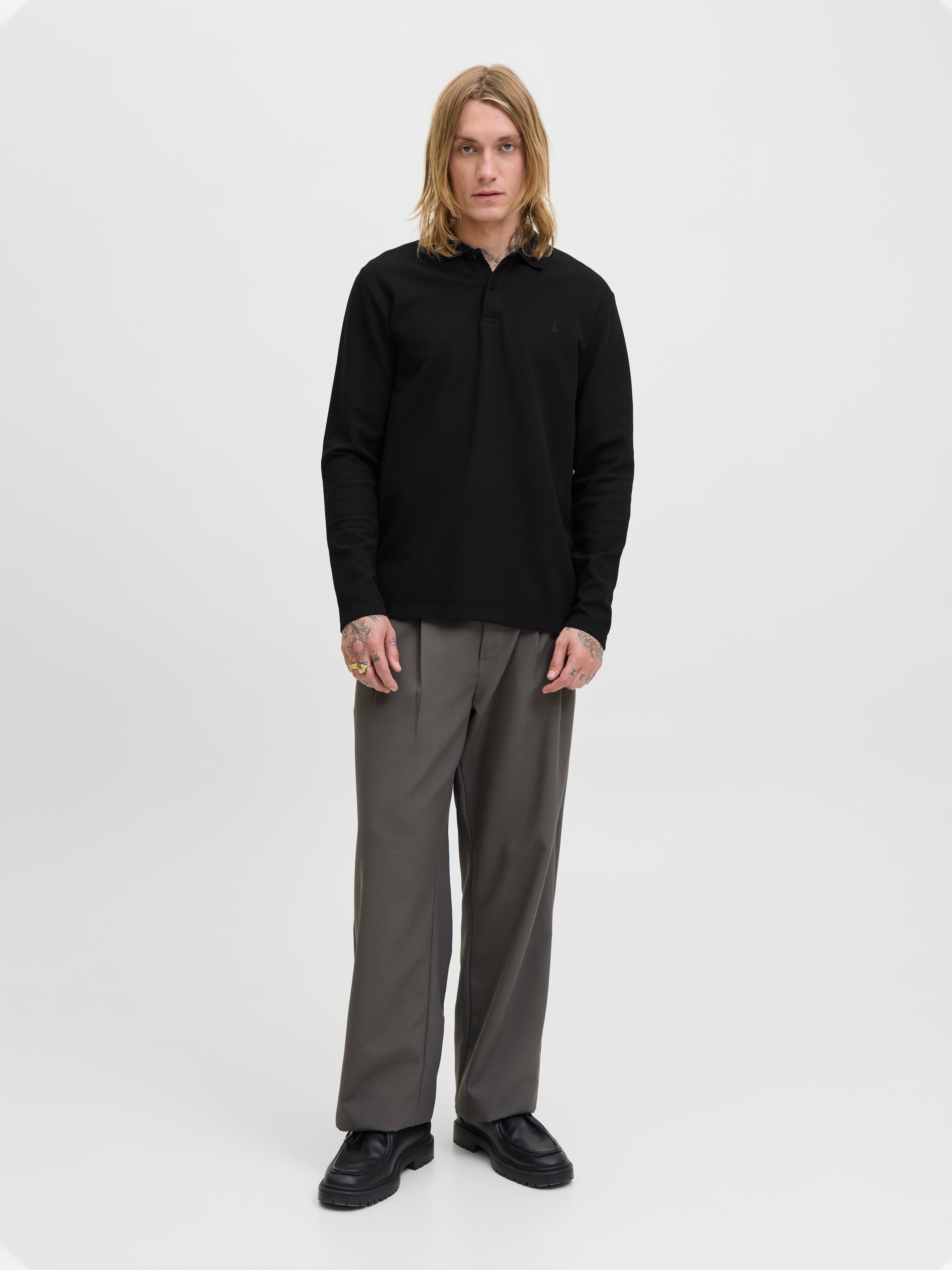 Jack & Jones Langarm-Poloshirt »JJEAUSTIN POLO LS NOOS«