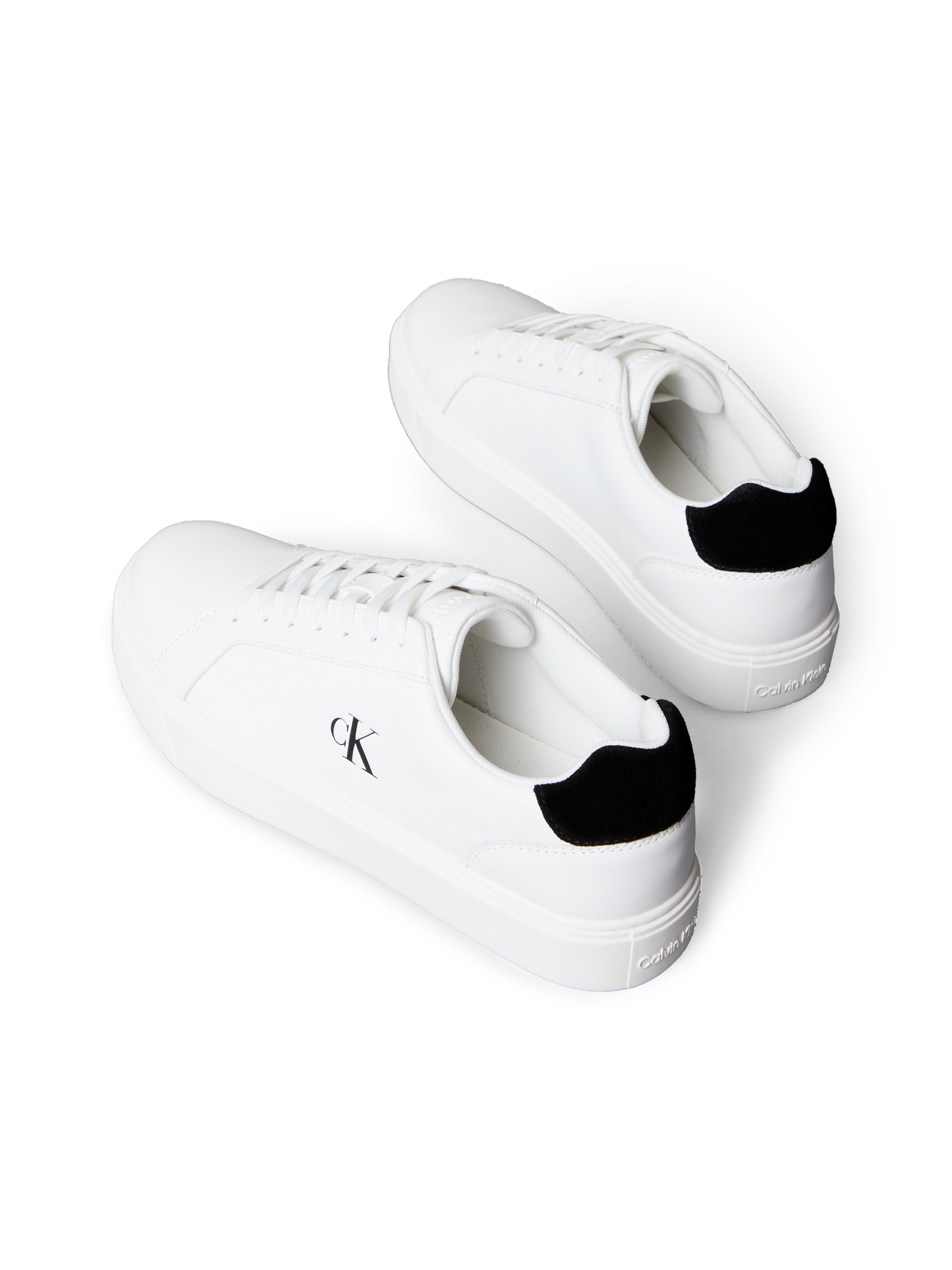 Calvin Klein Jeans Sneaker »CLASSIC CUPSOLE LACEUP LTH«  Schnürschuh, Freizeitschuh mit Fersenbesatz und seitlichem CK-Logo