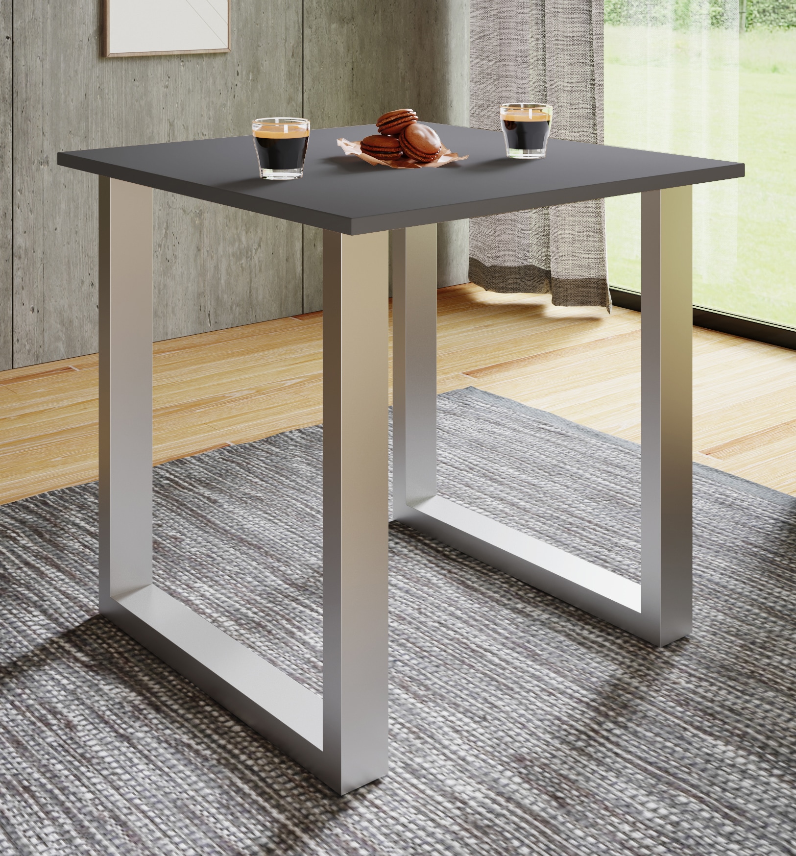 VCM Esstisch »Premium Holz Esstisch Küchentisch Xona U 80x50« 1 Stk. tlg.