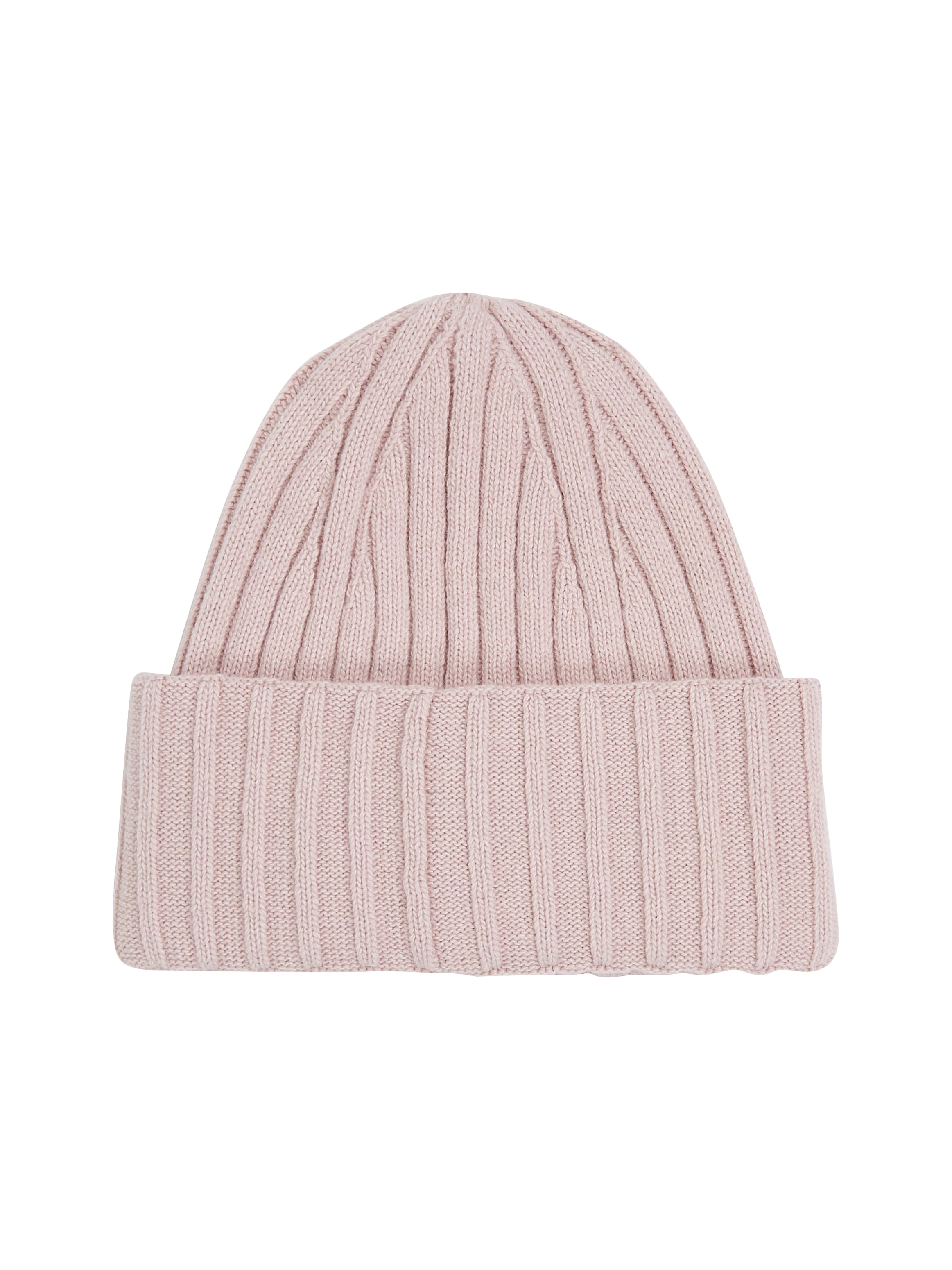 Tommy Hilfiger Strickmütze »ESSENTIAL CHIC BEANIE«, mit Markenlabel aus Metall