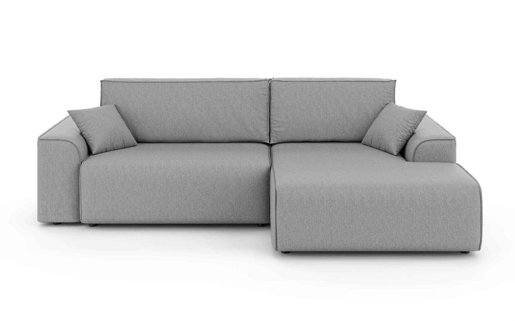 Home affaire Ecksofa »Santenay mit Bettfunktion und Bettkasten, Maße: B/T/H 266/164/90 cm« L-Form mit Wellenfederung, Schlaffläche: 140x213 cm, auch in Cord