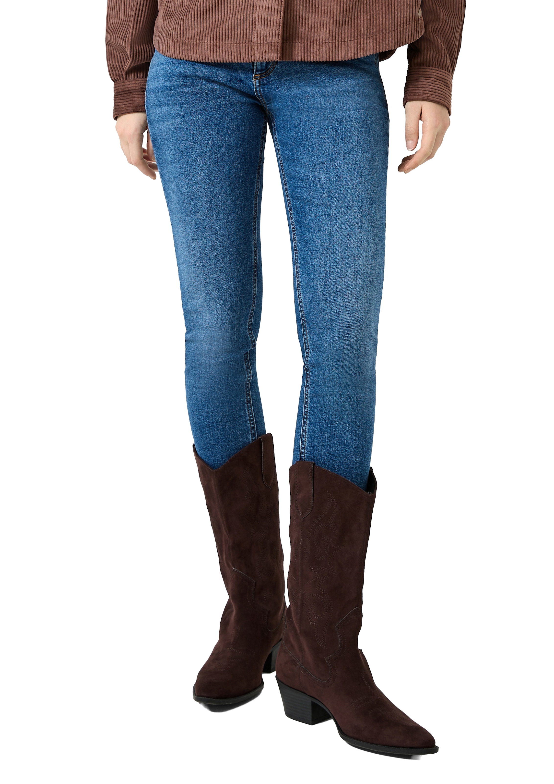 QS Stretch-Hose  Slim Fit Jeans mit Stretch