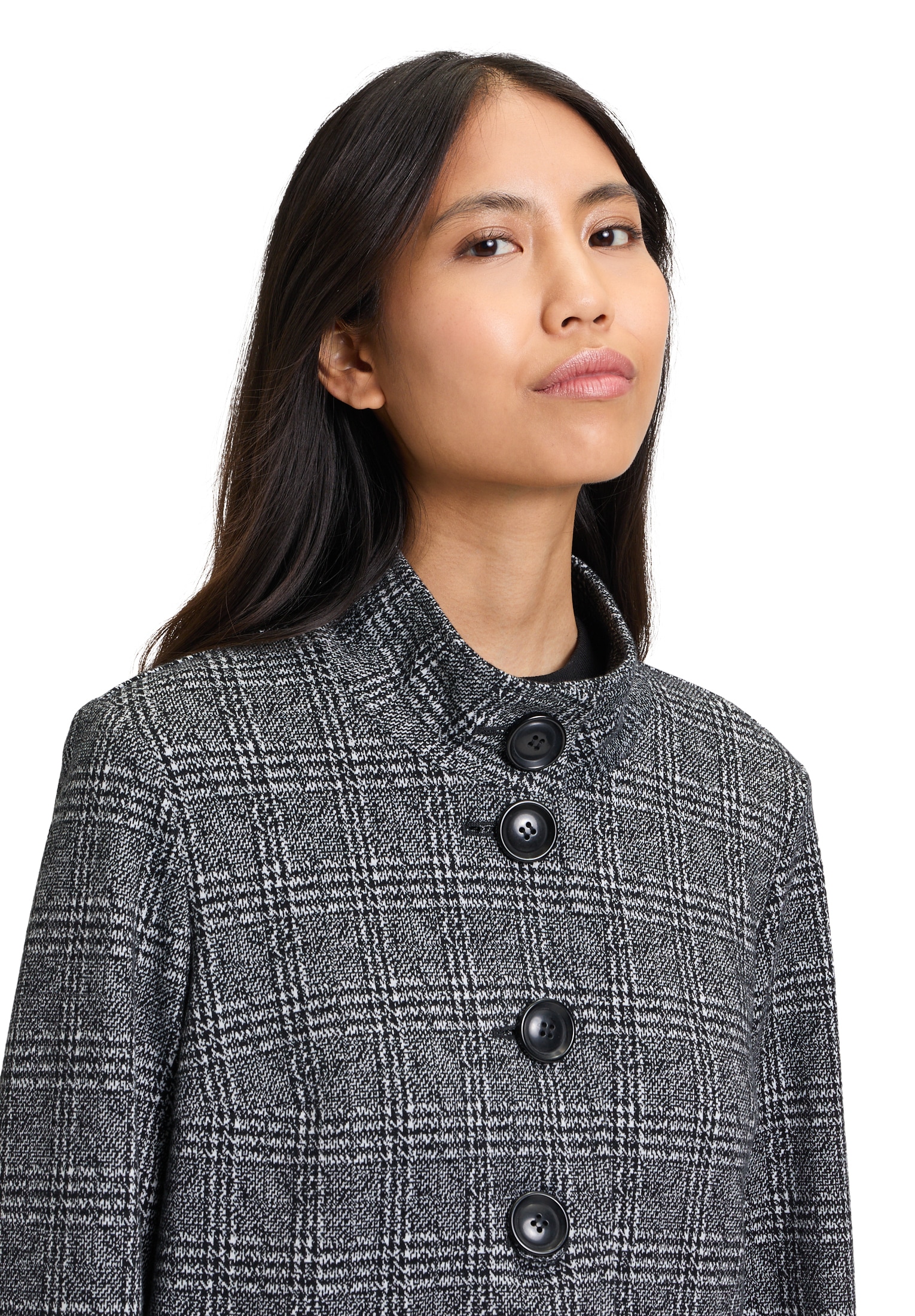 Betty Barclay Sweatshirt »Sweatjacke mit Stehkragen«