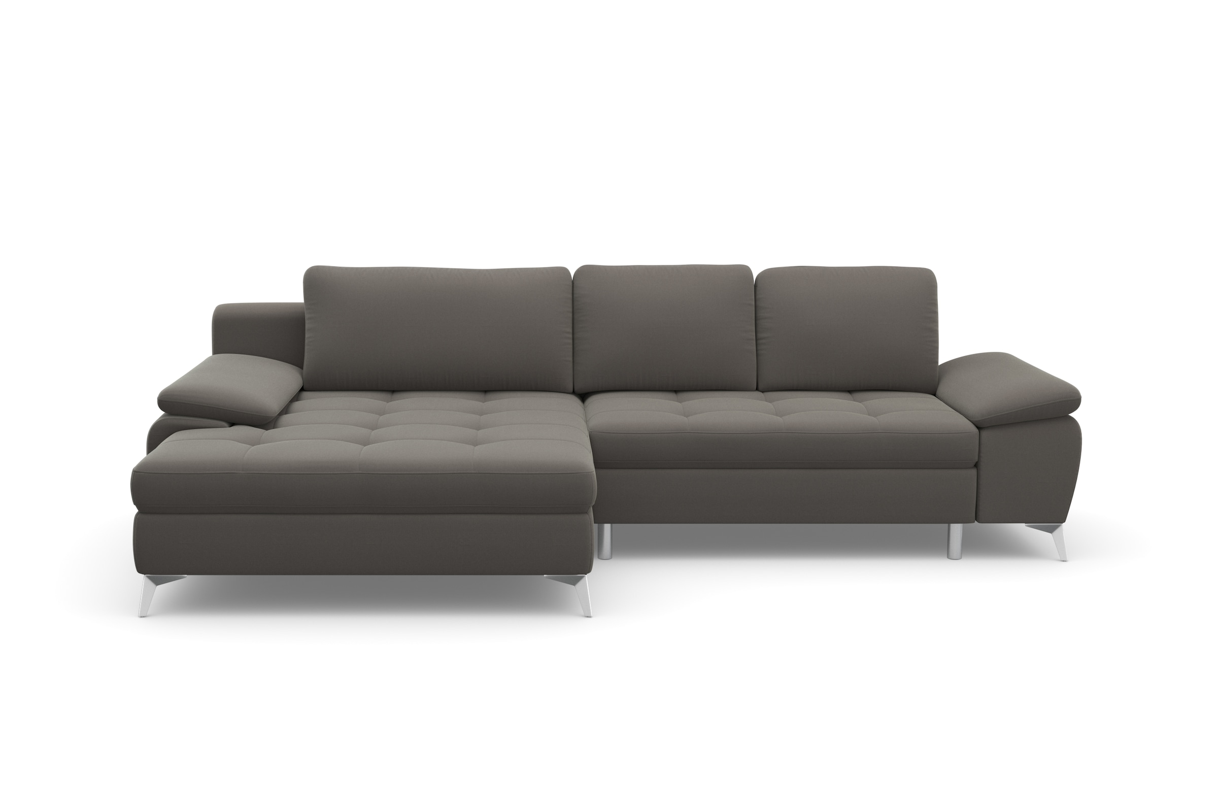 sit&more Ecksofa »Latigo L-Form«, mit Mega-Recamiere, wahlweise mit Bettfunktion und Bettkasten