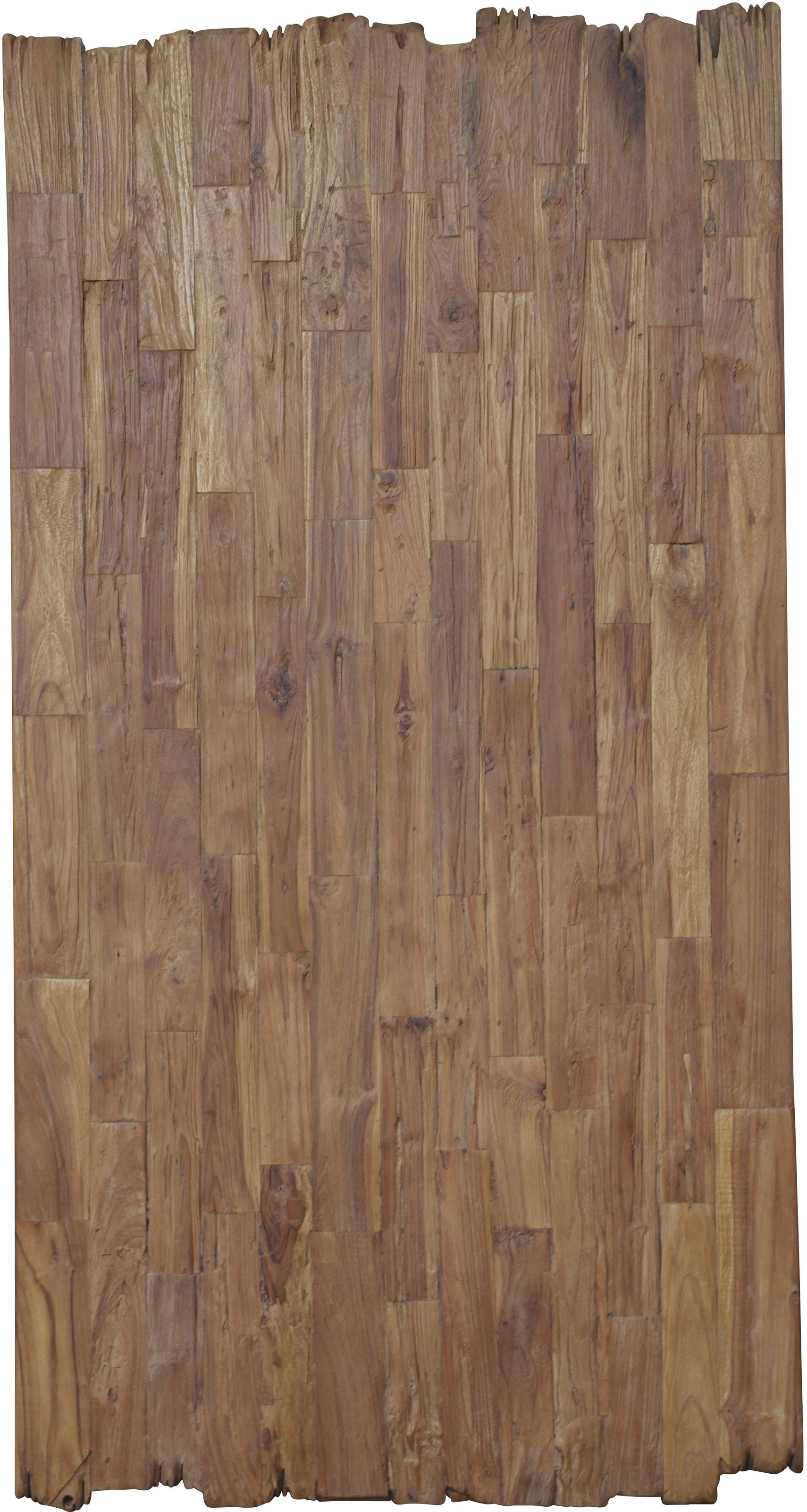 SIT Esstisch, Platte mit Bruchkante aus recyceltem Holz