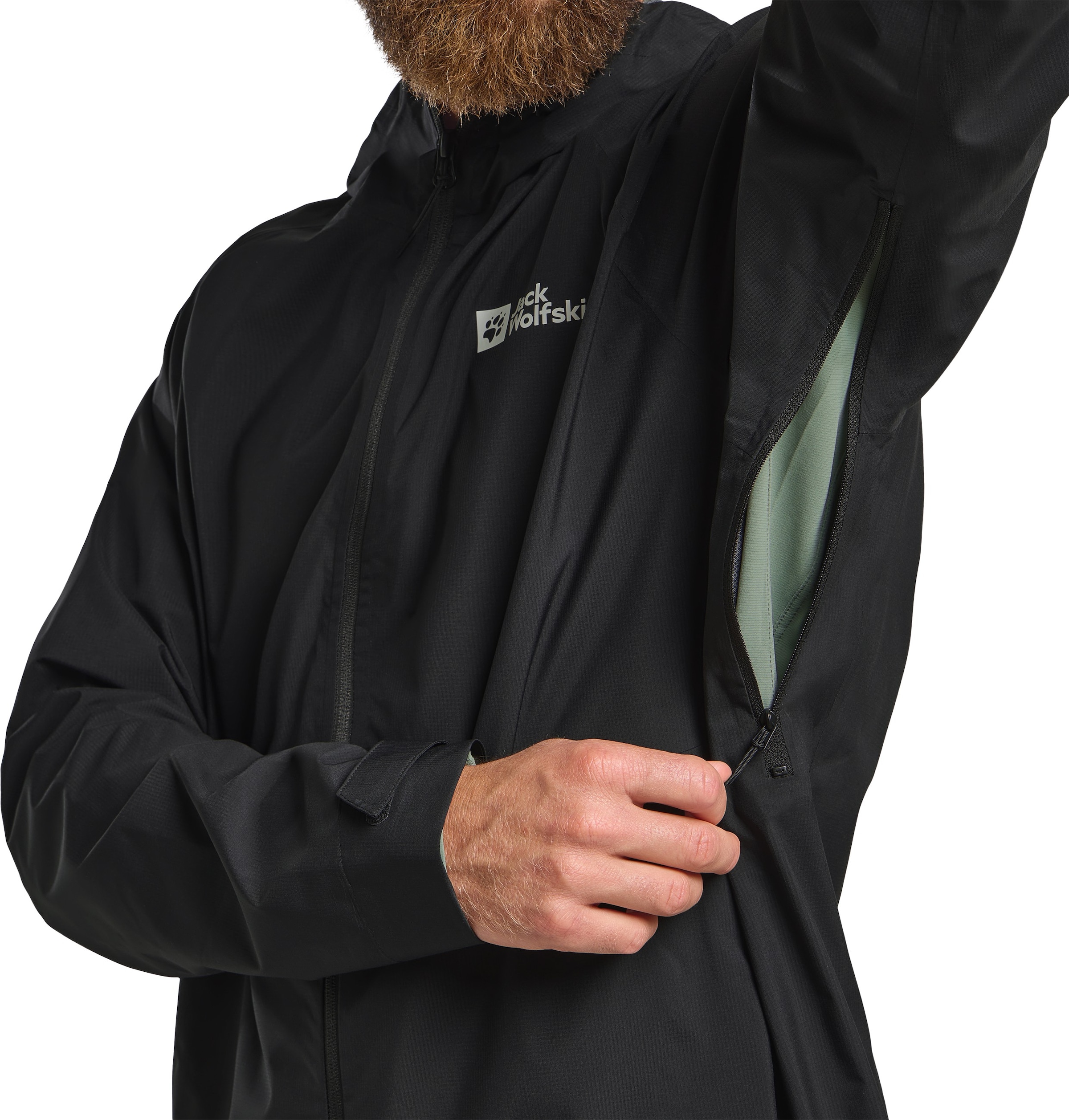 Jack Wolfskin Outdoorjacke »PRELIGHT 2.5L LT JKT M«, mit Kapuze