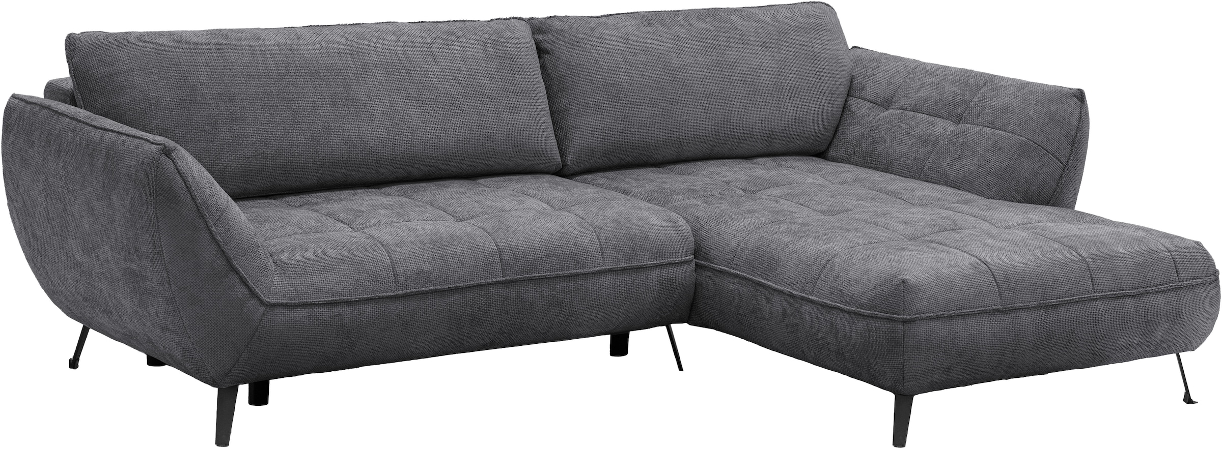 exxpo - sofa fashion Ecksofa »Samoa, bequem und modern, mit Easy-Lift-Bettfunktion, L-Form«, Ecksofa Samoa, inkl. Bettfunktion, Bettkasten und Rückenkissen
