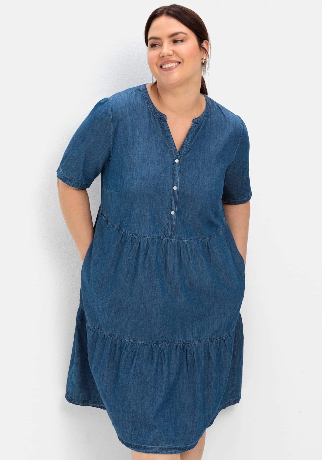 Sheego Jeanskleid »Jeanskleid«