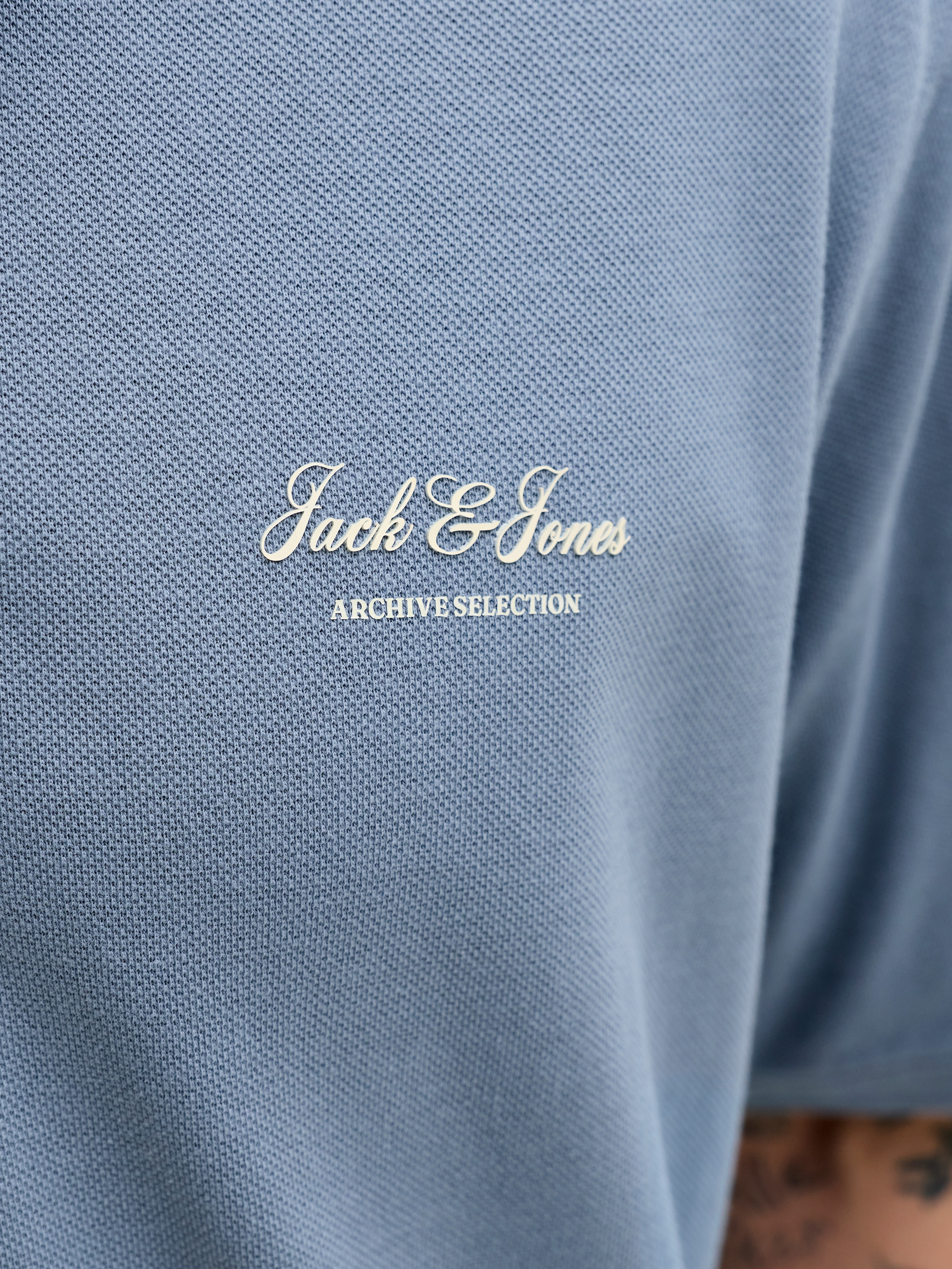Jack & Jones Poloshirt »JJEARCHIVE GRAPHIC POLO SS LN« mit Polokragen
