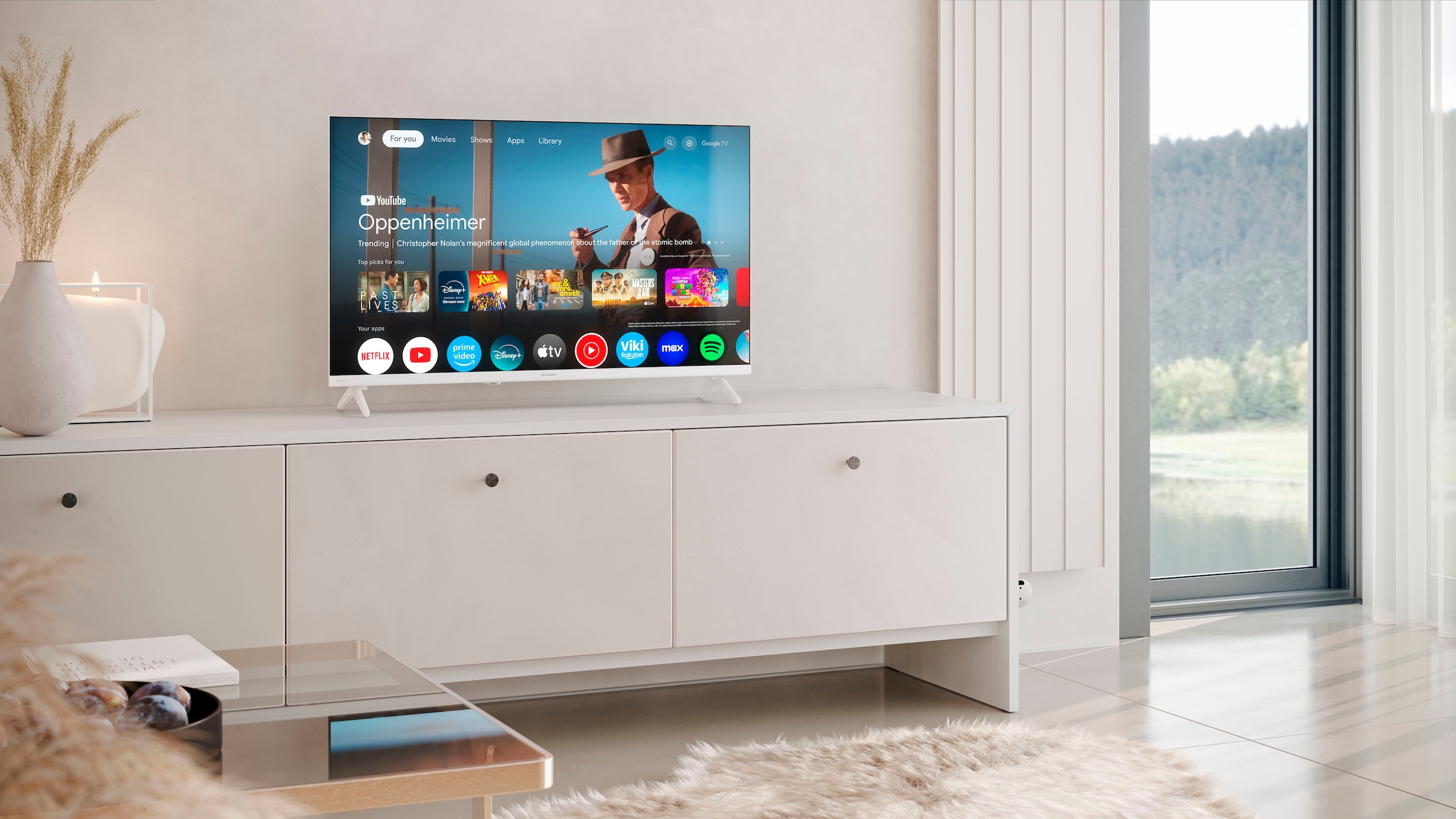Sharp LED-Fernseher »1T-C32HFx«, Google TV-Smart-TV