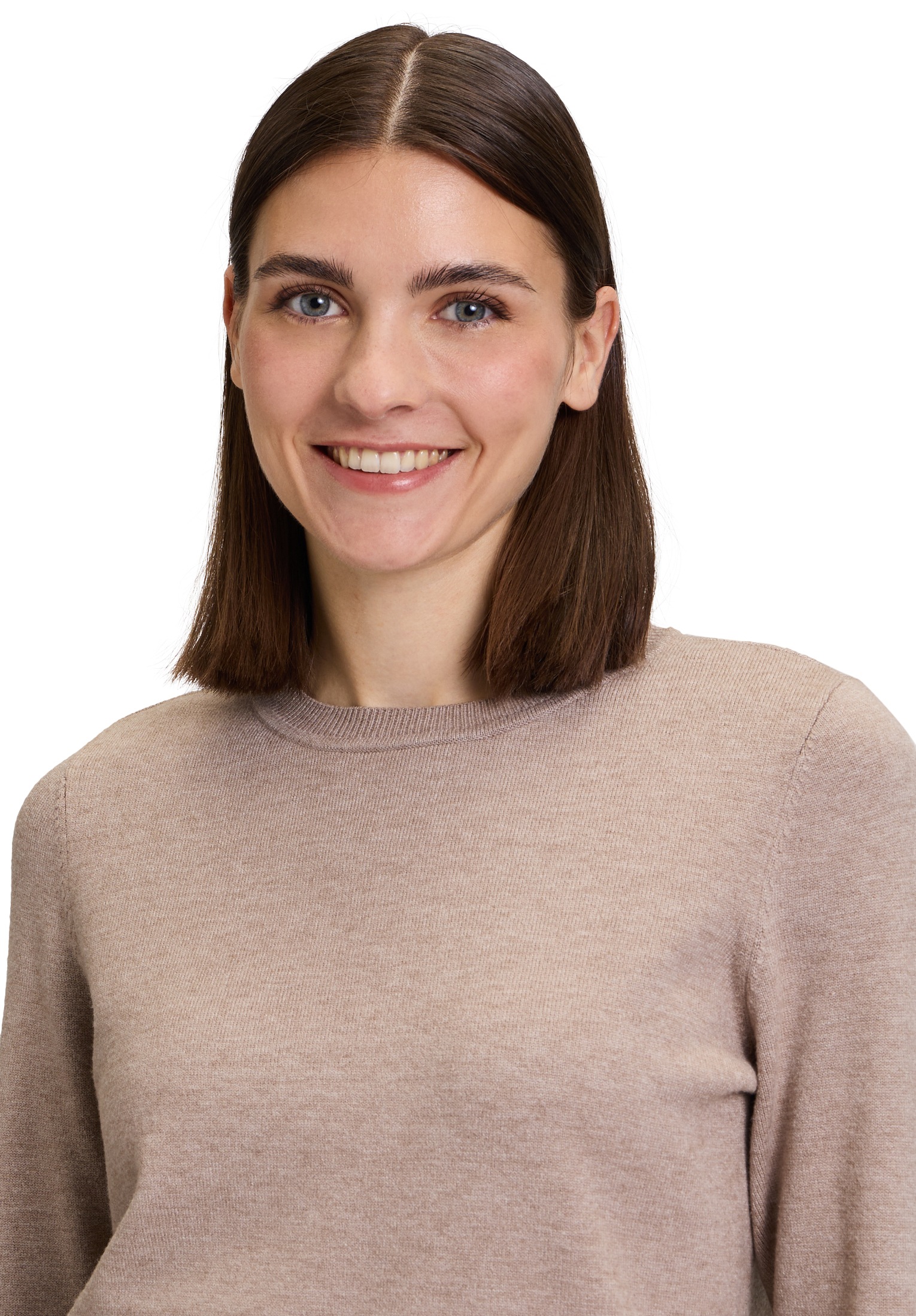 Betty Barclay Rundhalspullover »Basic-Strickpullover mit Rundhalsausschnitt«
