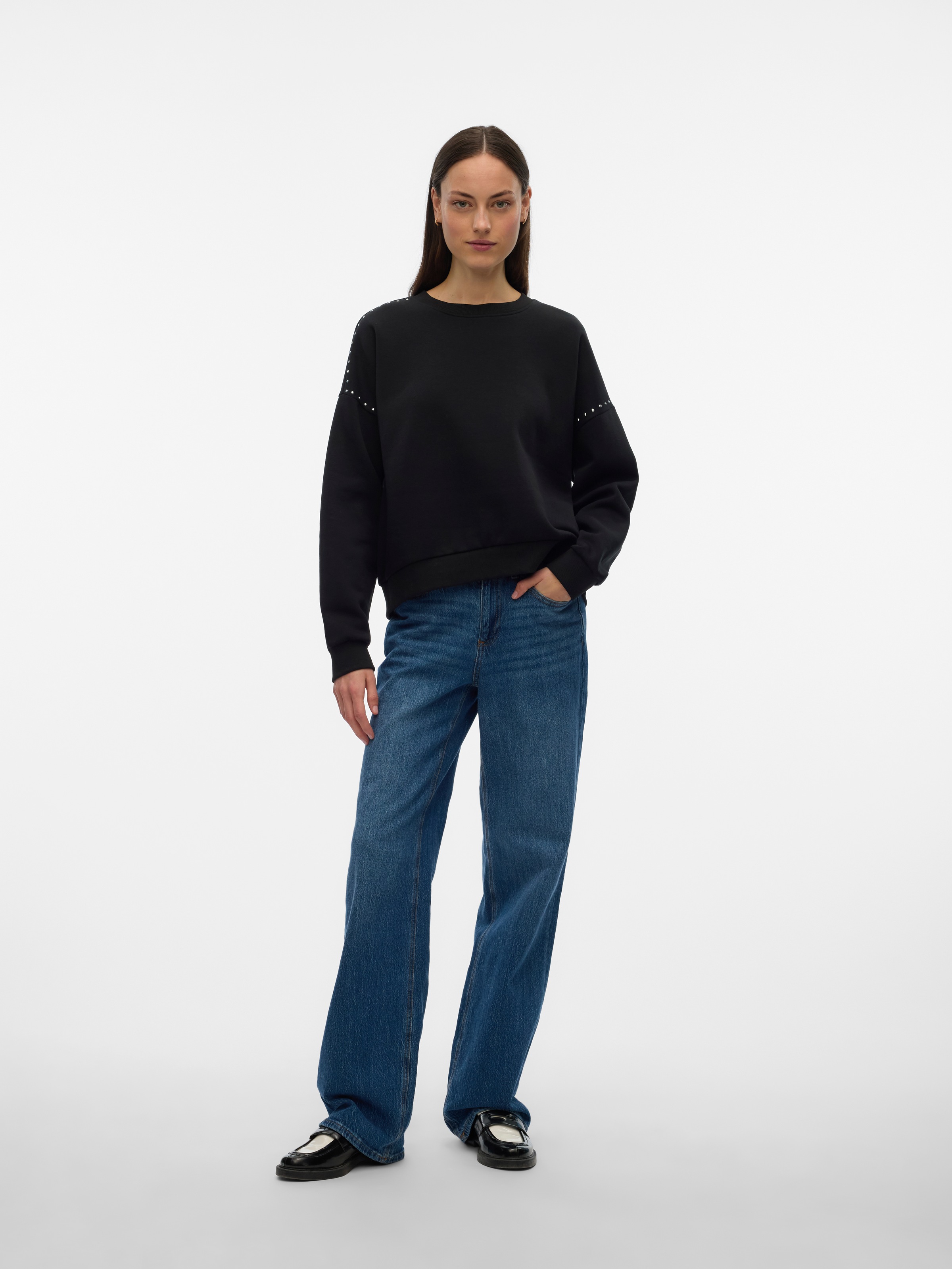 Vero Moda Langarmshirt »VMLOTTE TRINA LS SWEAT BOX GA BF«