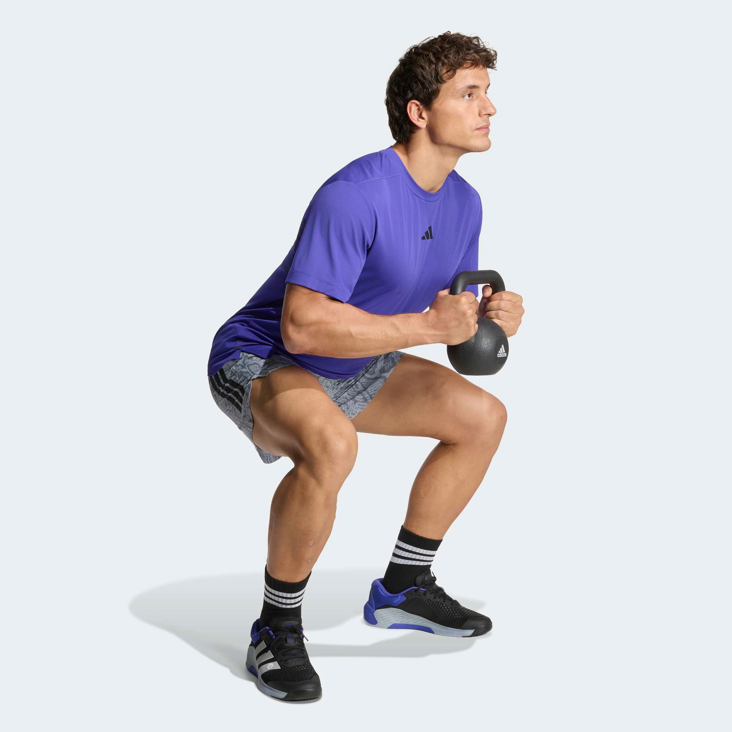 adidas Performance T-Shirt »D4T PRIMELIFT 3-STREIFEN« mit Rundhalsausschnitt, ohne Verschluss, normale Länge
