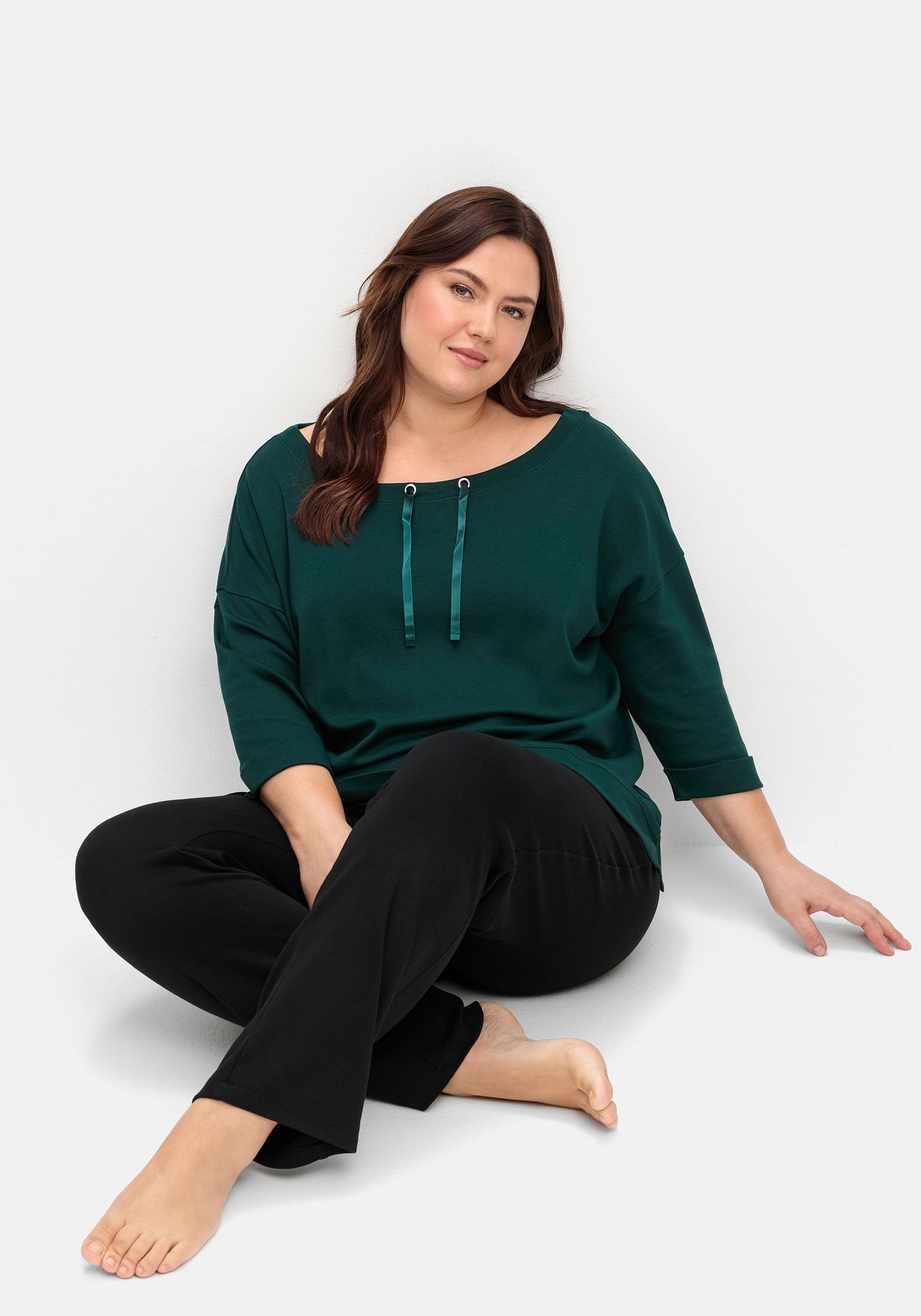 Sheego Sweatshirt »Oversized-Sweatshirt in bequemer Oversizedform«, in bequemer Oversizedform