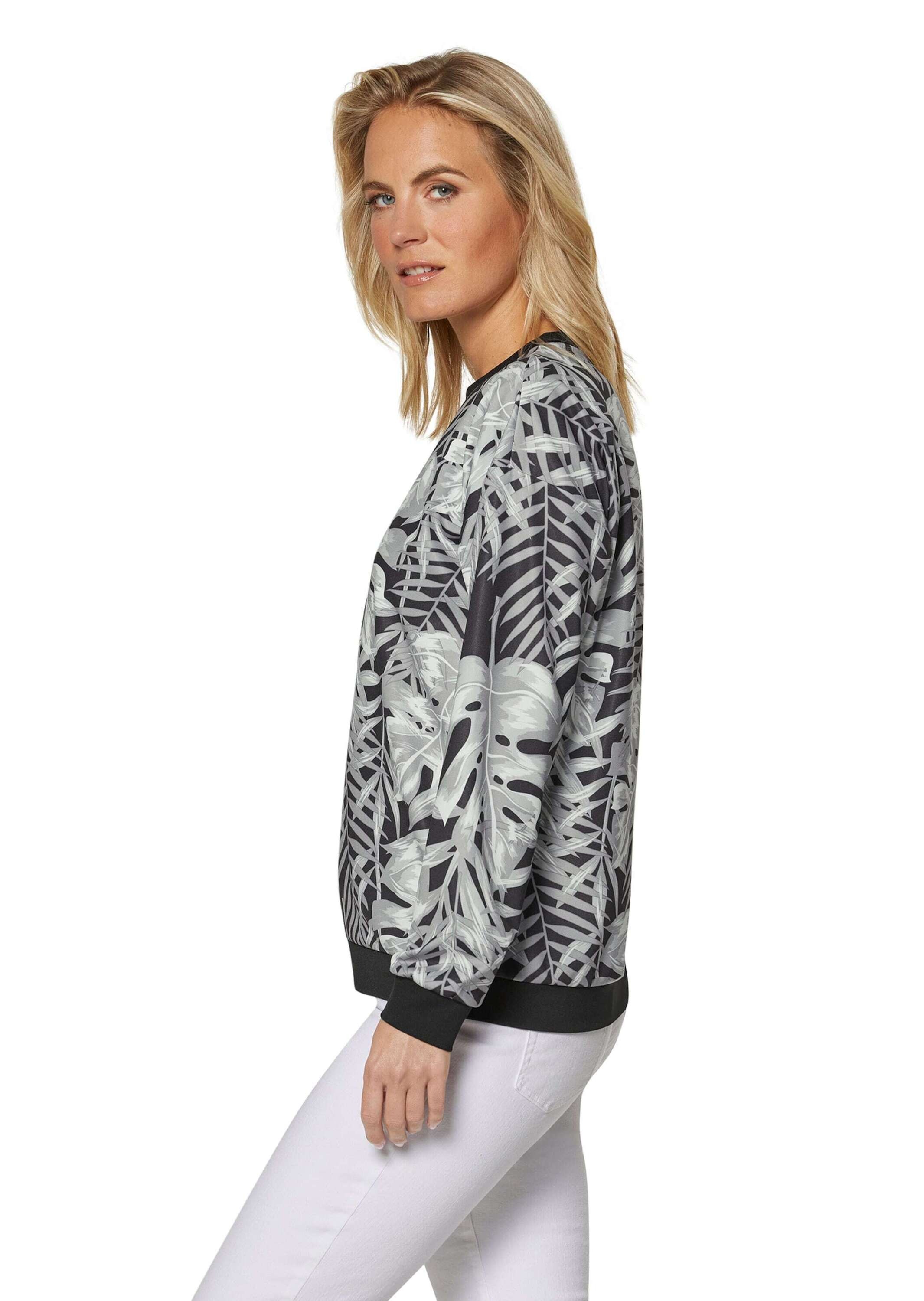 MADELEINE Sweatshirt »Sweatshirt Sweatshirt mit Blätterprint«
