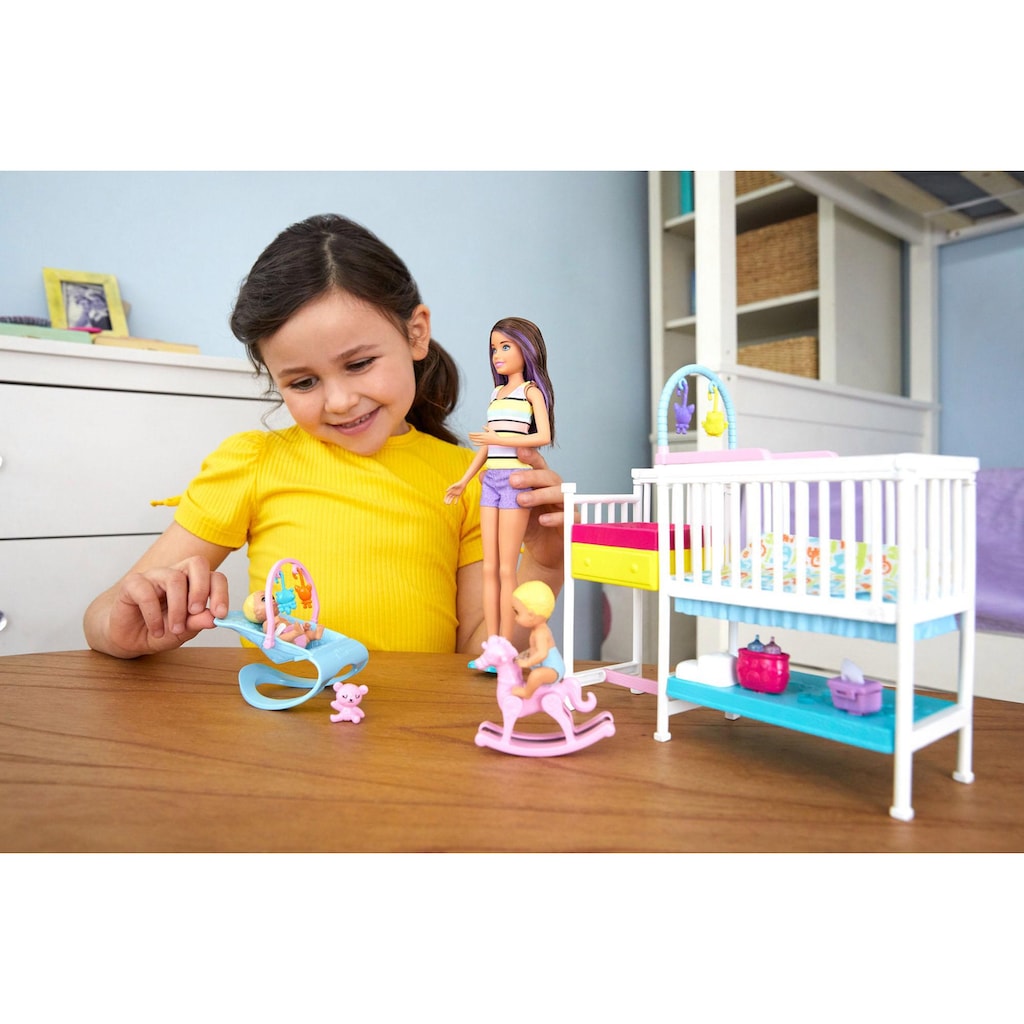 Barbie Anziehpuppe »Skipper Babysitters Kinderzimmer-Spielset«