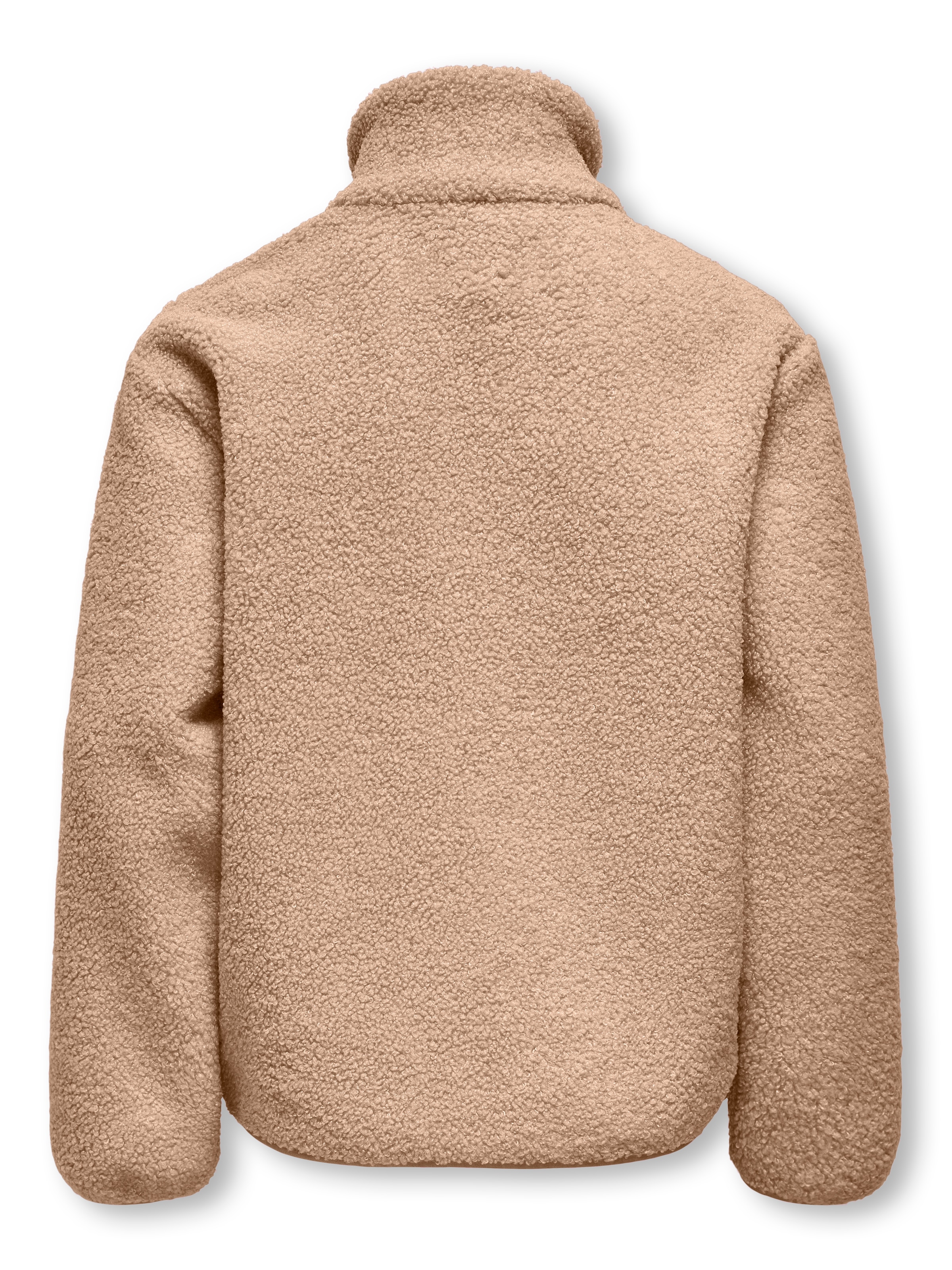 KIDS ONLY Fleecejacke »KOGEVA LIFE TEDDY JACKET CP OTW NOOS«, ohne Kapuze