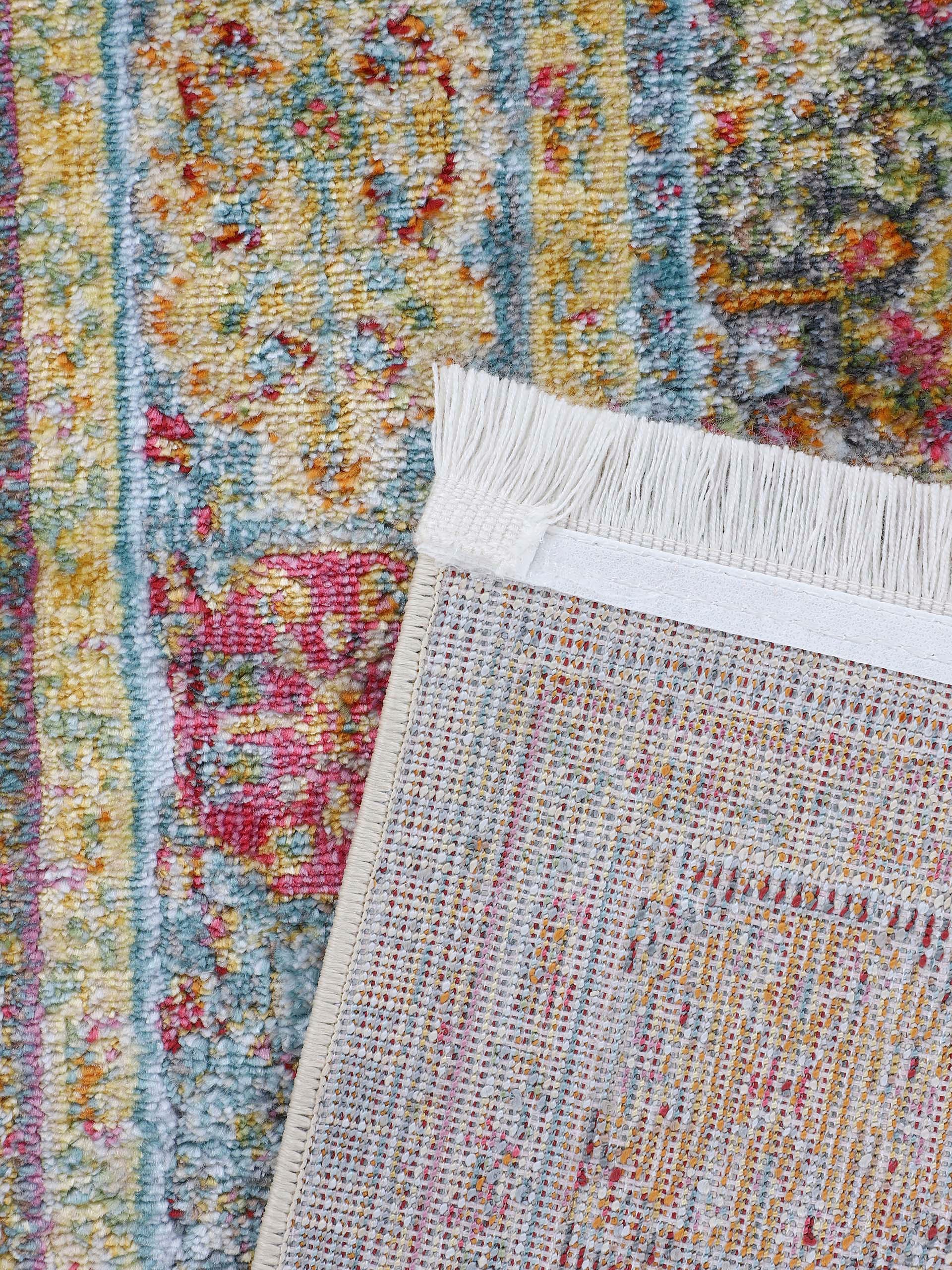 carpetfine Teppich »Harleen«, rund, 8 mm Höhe, Vintage Look, Wohnzimmer