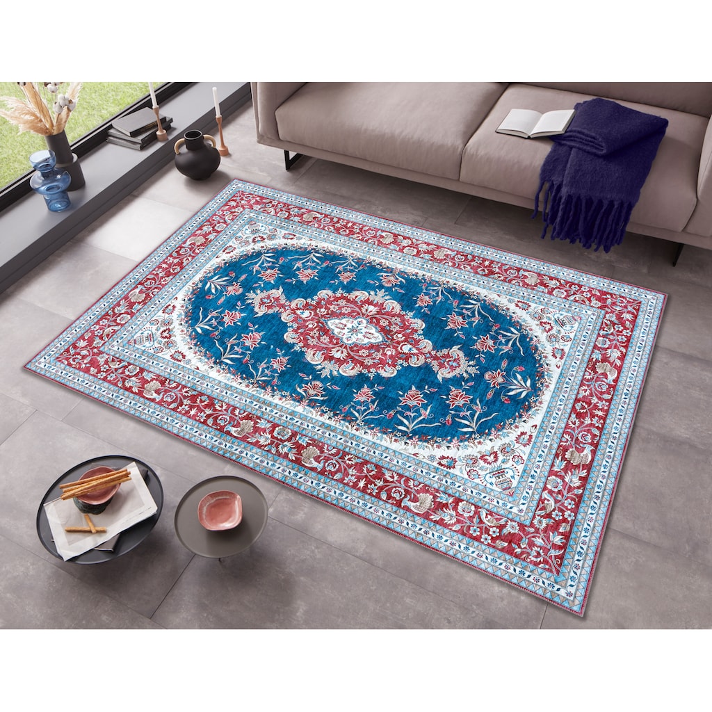 NOURISTAN Designteppich »Tabriz Nila«, rechteckig