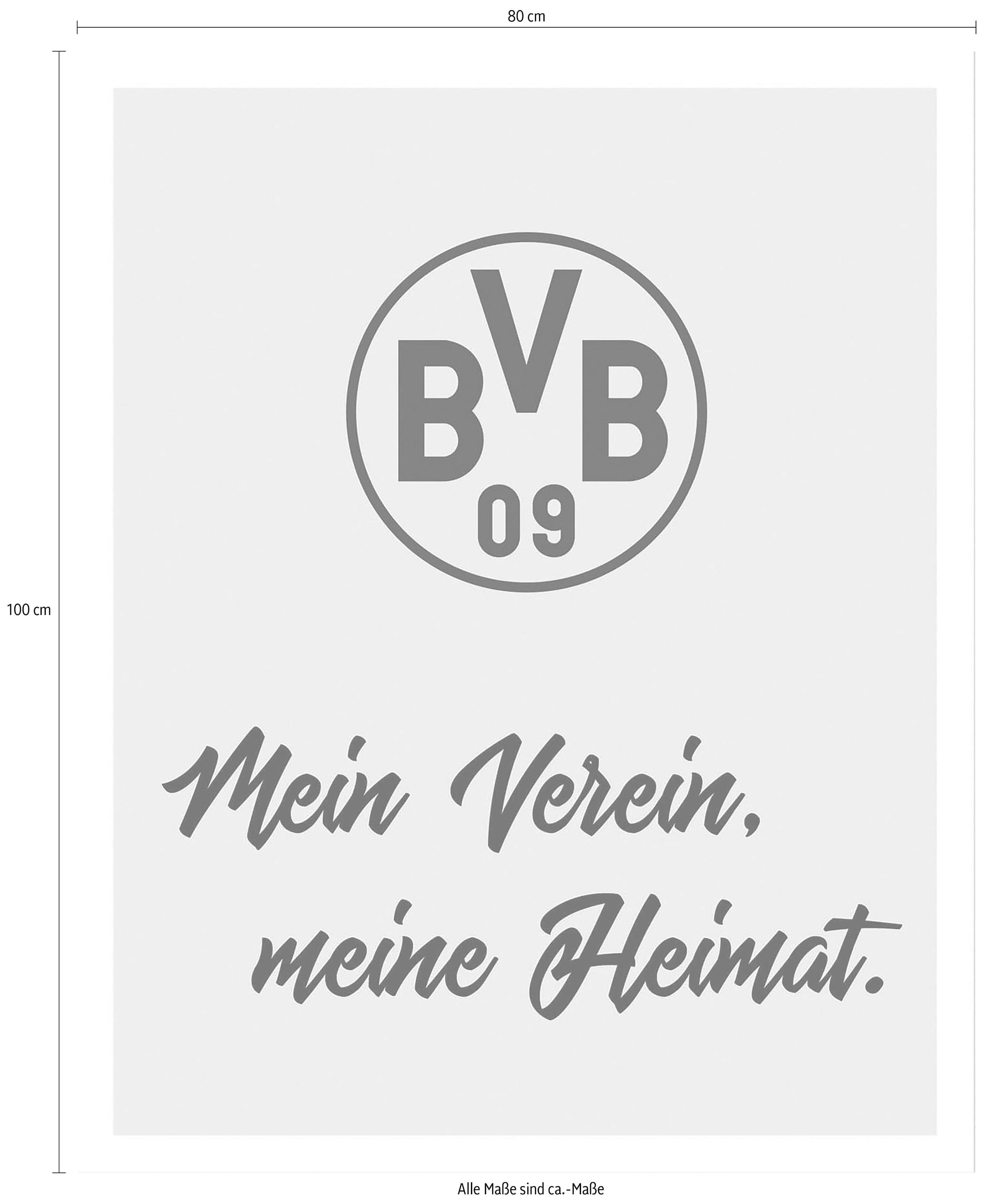Wall-Art Poster »BVB Mein Verein, meine Heimat«, Poster, Wandbild, Bild,  Wandposter bestellen im OTTO Online Shop