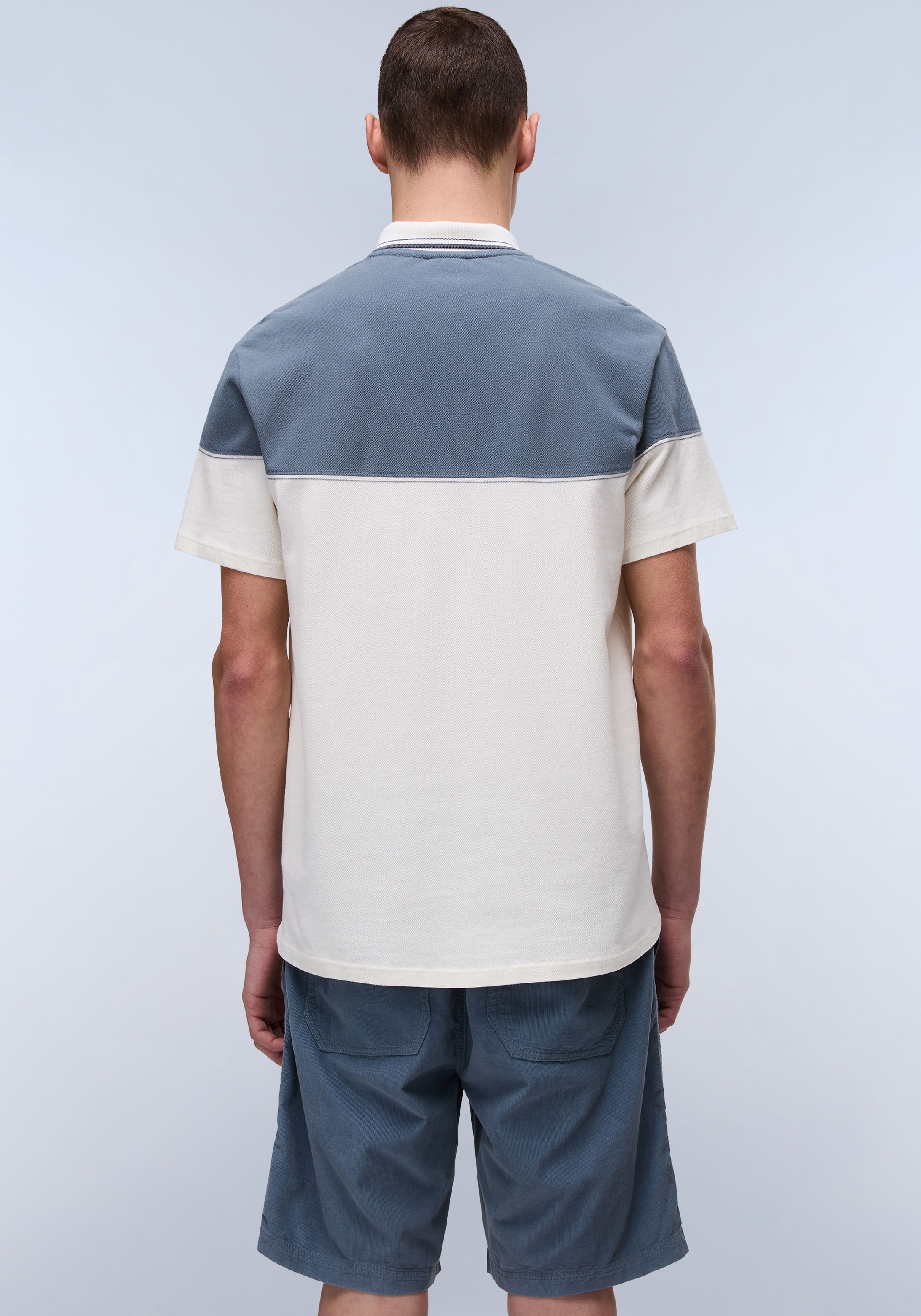 Napapijri Poloshirt »E-SATURNIA SS«, Mit Rundhalsausschnitt