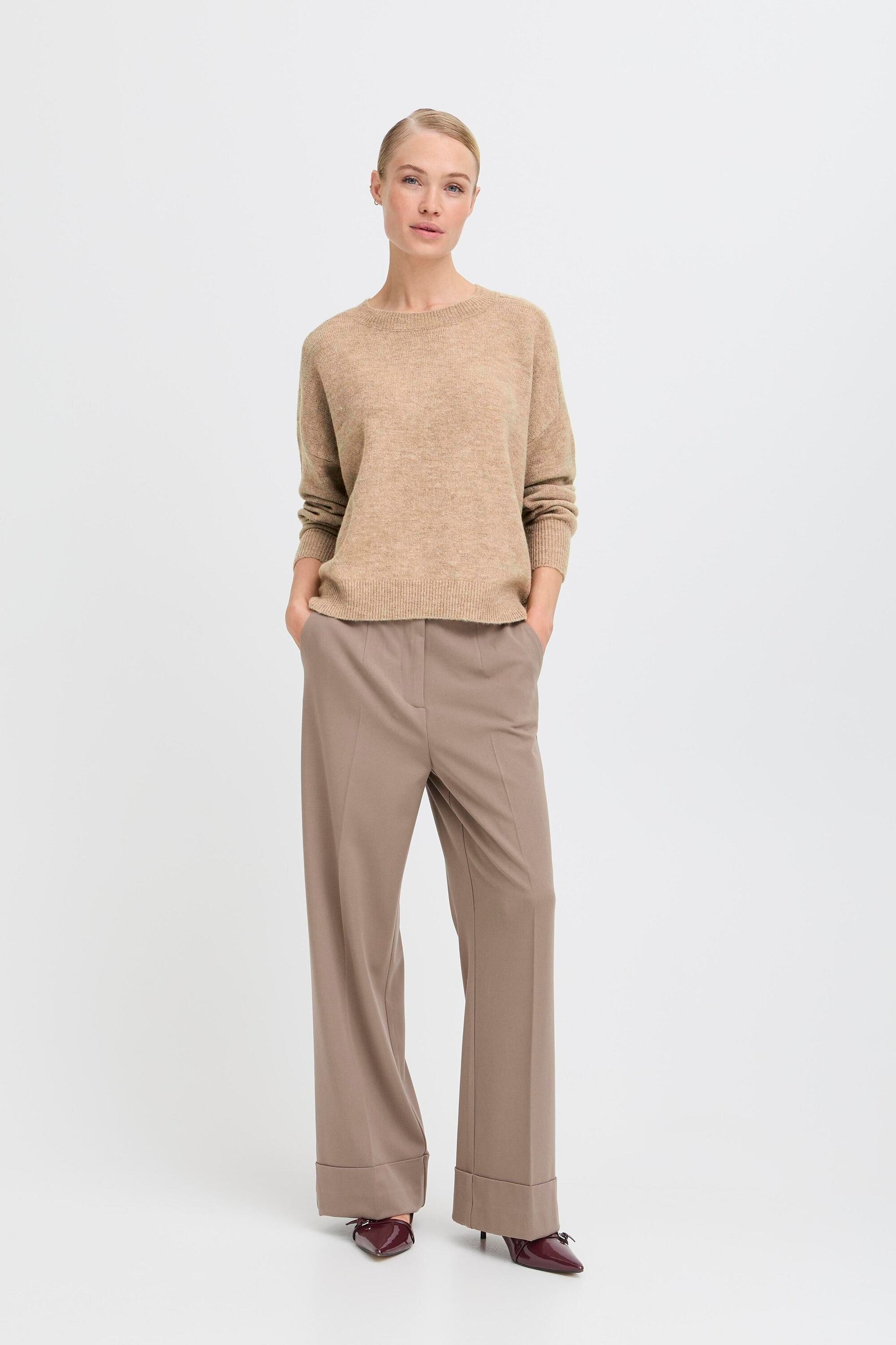 b.young Strickpullover »Langarm BYMONNA«