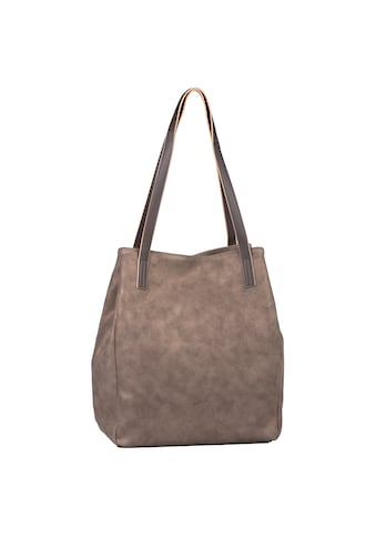 Shopper »Arona Glitter Tote bag L no zip«, im Used-Look