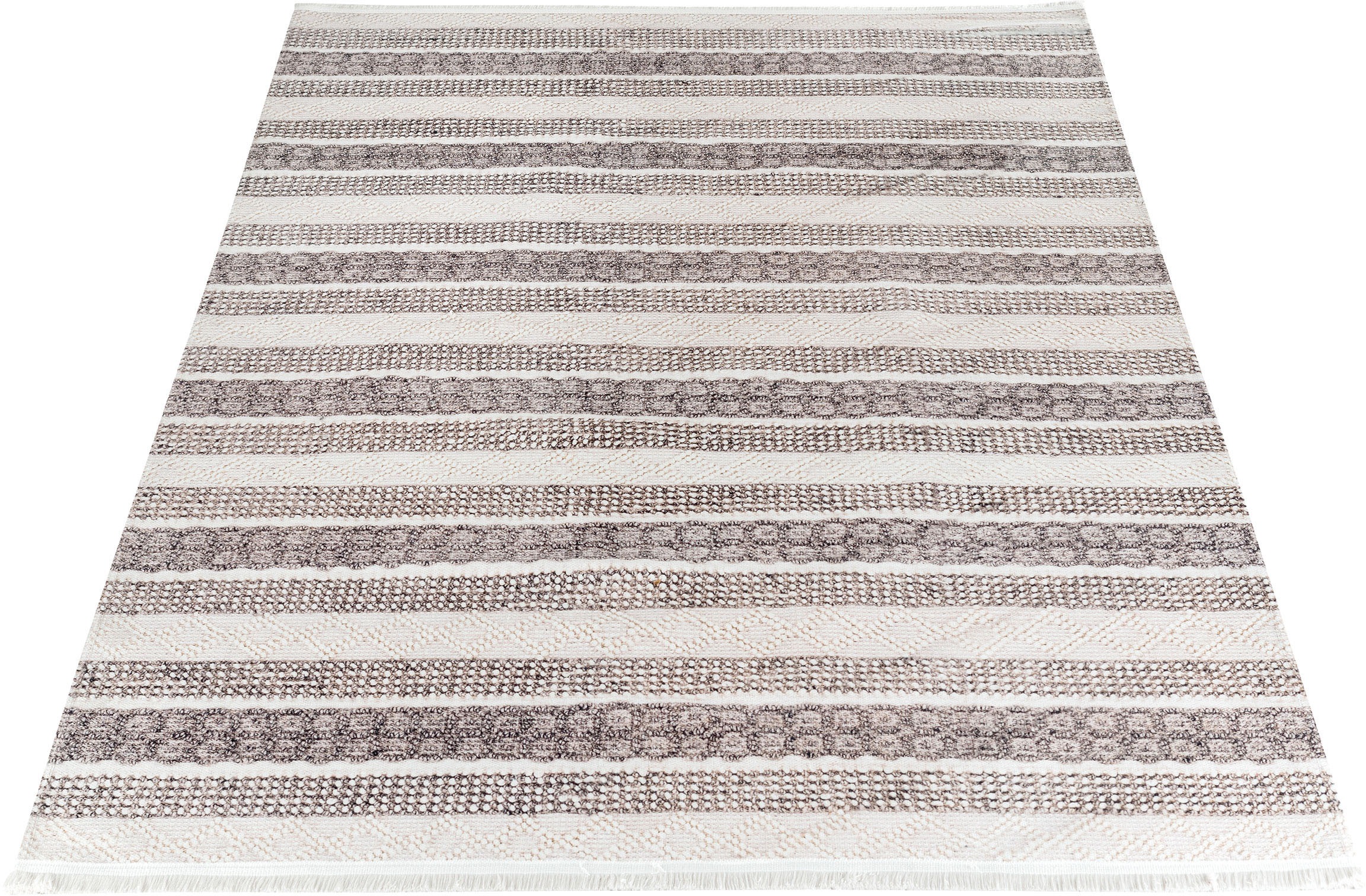 Sehrazat Teppich »EFE 1030«, rechteckig, 5 mm Höhe, Wohnzimmer, Flachwebteppich, Scandi Style