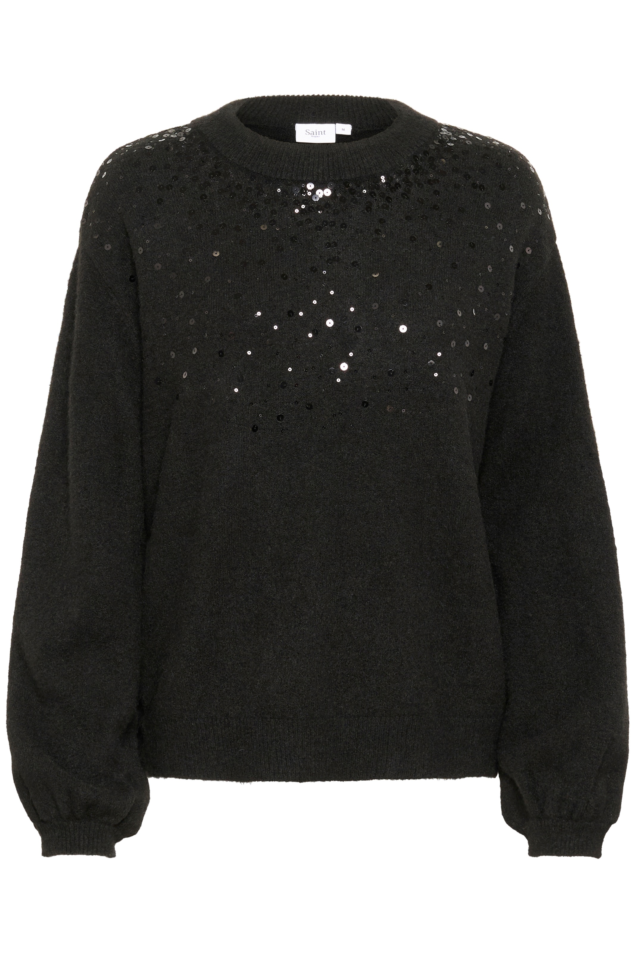 Saint Tropez Strickpullover »BarbelSZ Pullover«, mit Pailletten