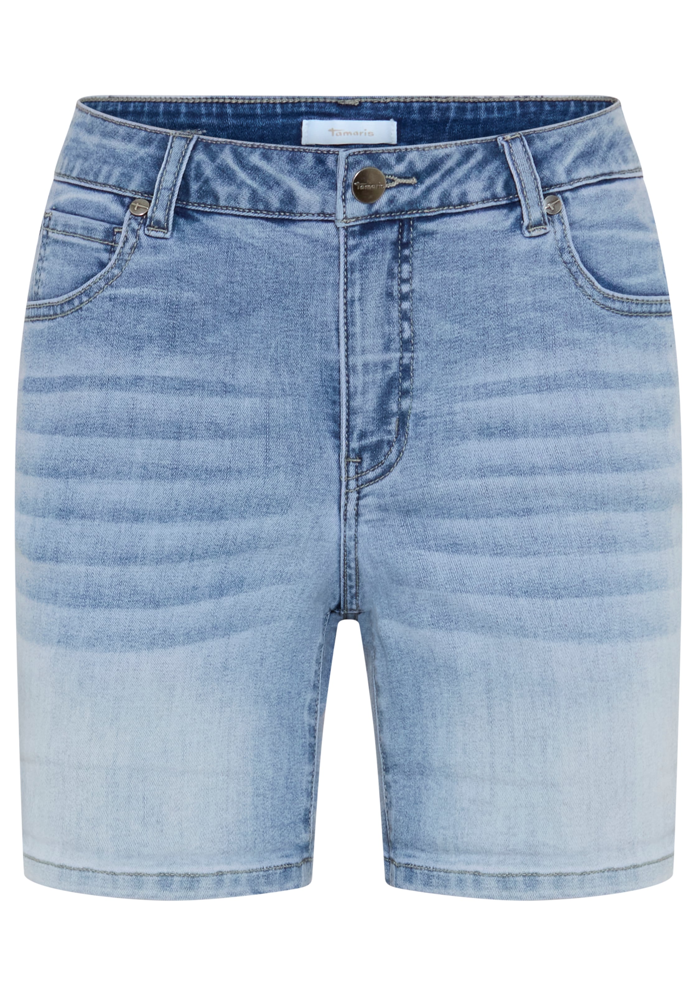 Tamaris Jeansshorts gerade Beinform, kurzer, lässiger Schnitt