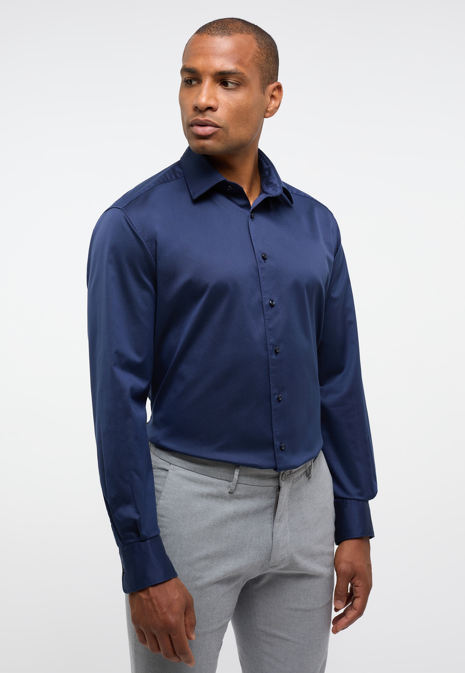 Eterna Langarmhemd »COMFORT FIT« EASY IRON (bügelleicht)