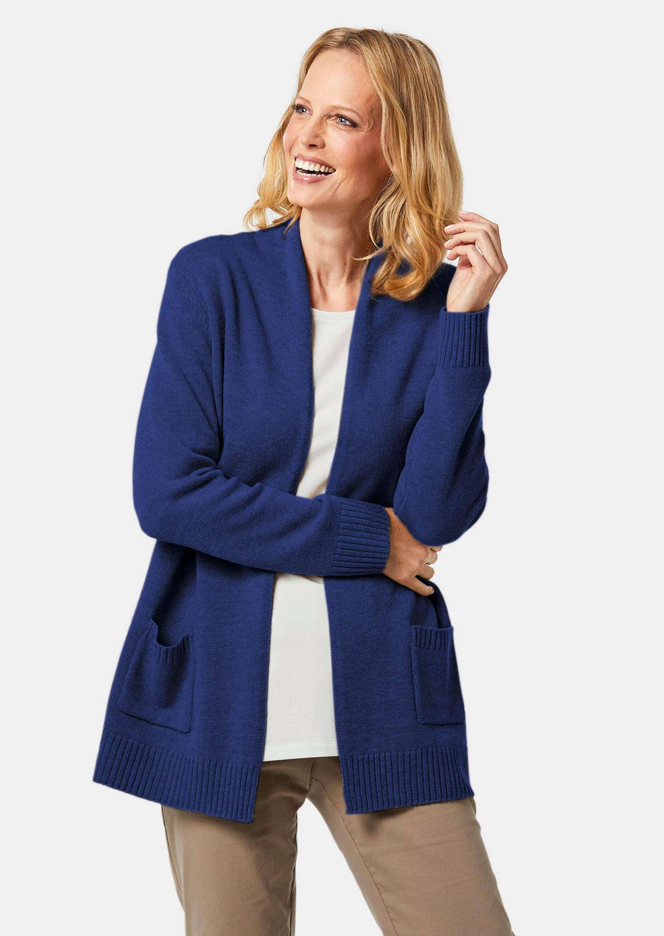 GOLDNER Strickjacke »Strickjacke aus Merinowolle«