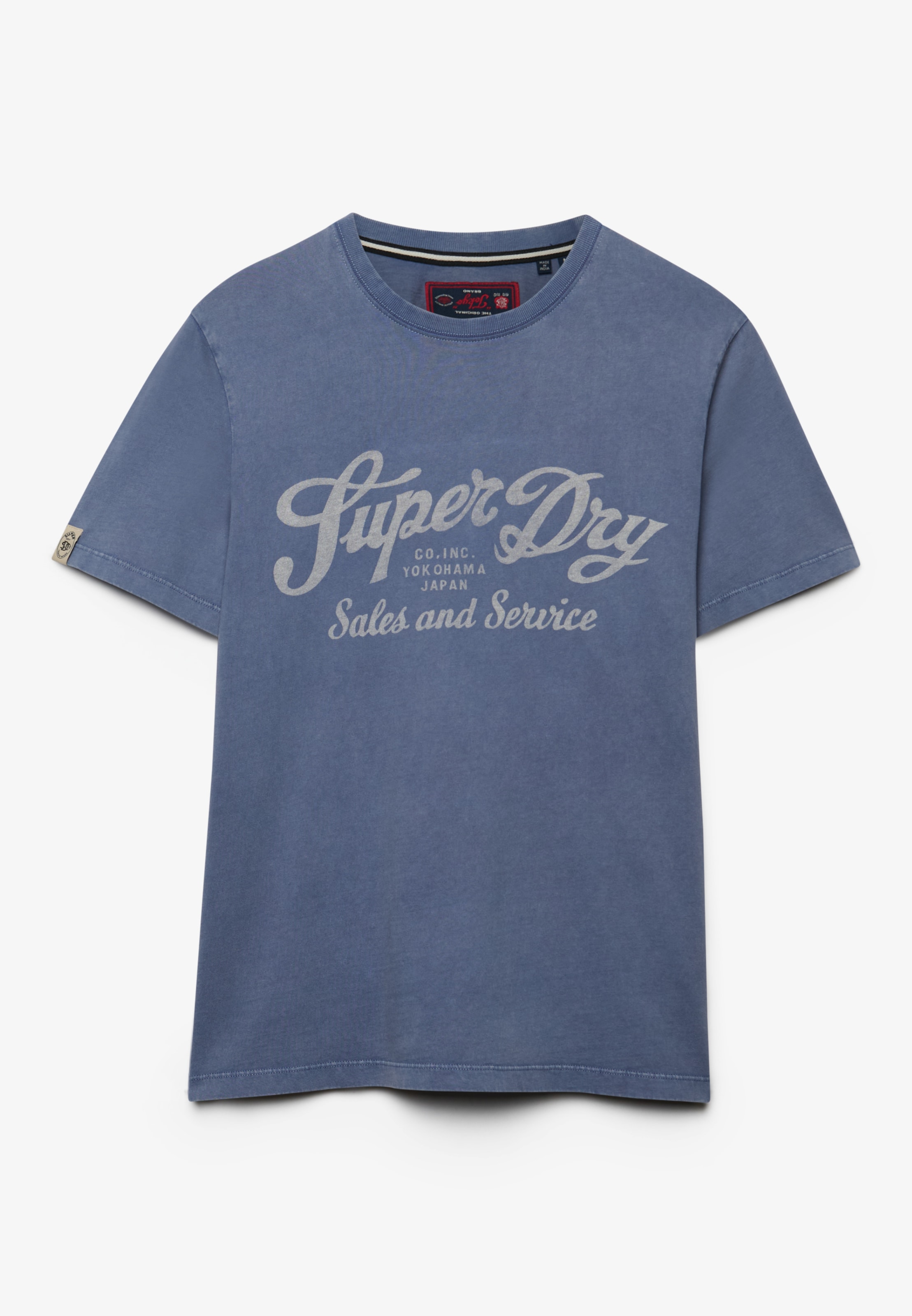 Superdry Rundhalsshirt »VINTAGE SCRIPT TEE« Baumwolle, relaxed fit