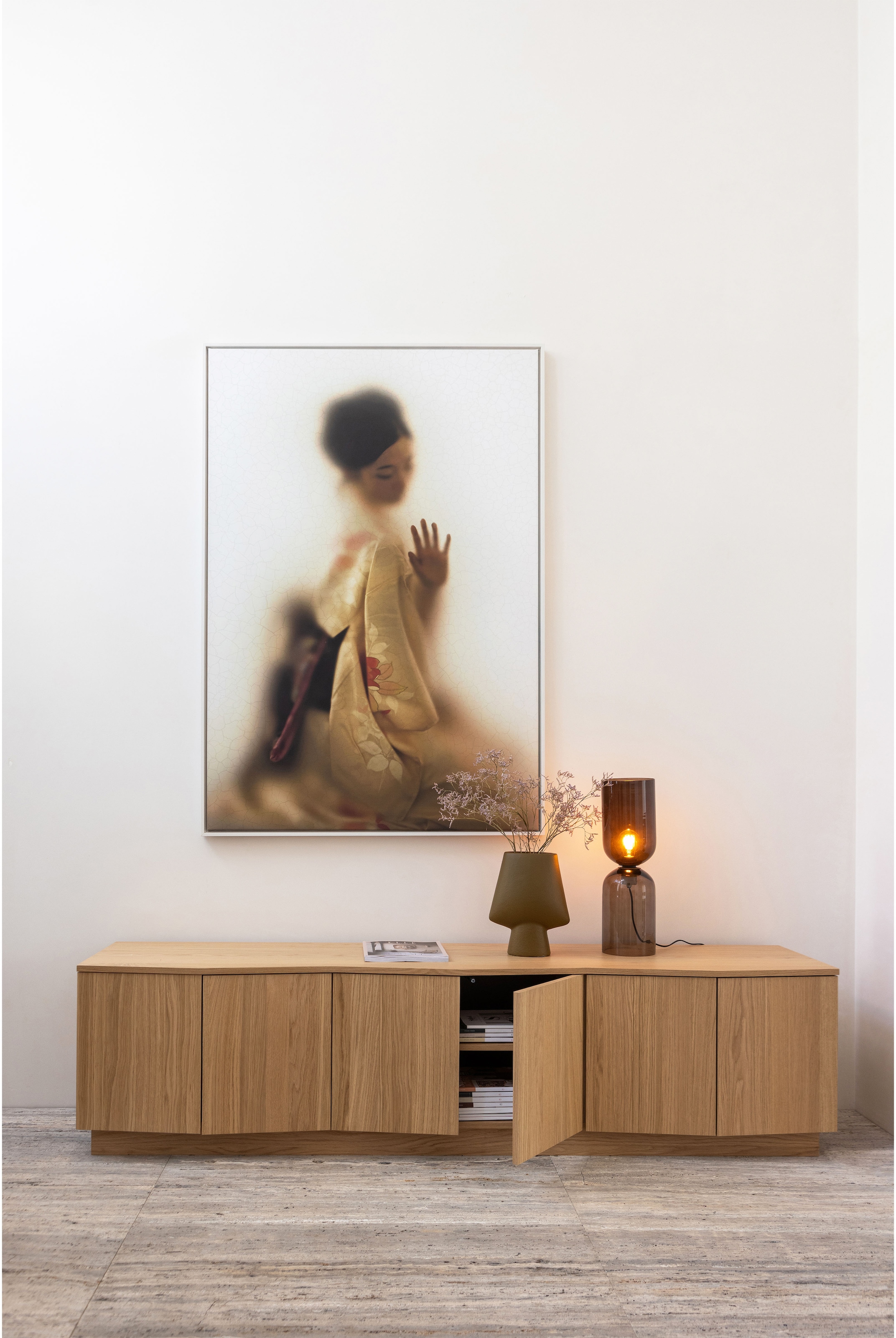 WOOOD Lowboard »WOOOD ZUMA TV-MÖBEL« Zuma TV-Kommode Eiche bietet Stil, Stauraum und einzigartiges Design