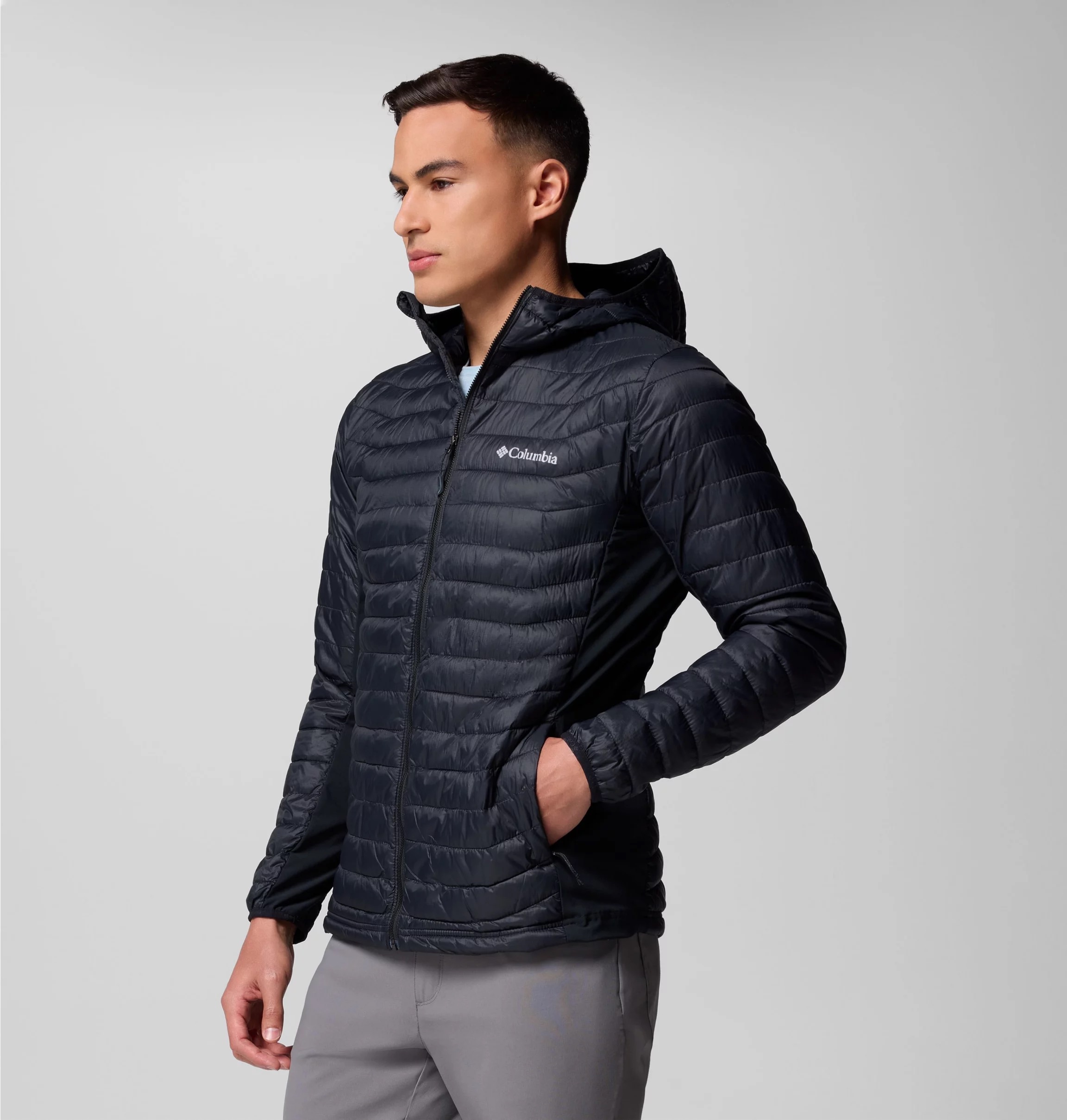 Columbia Steppjacke mit Kapuze sportlicher Stil,