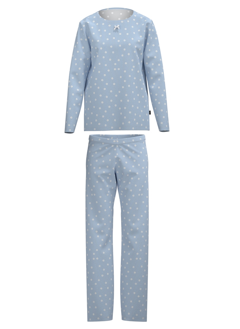 Trigema Schlafanzug »TRIGEMA Pyjama mit Allover "Punkt" Muster« 1