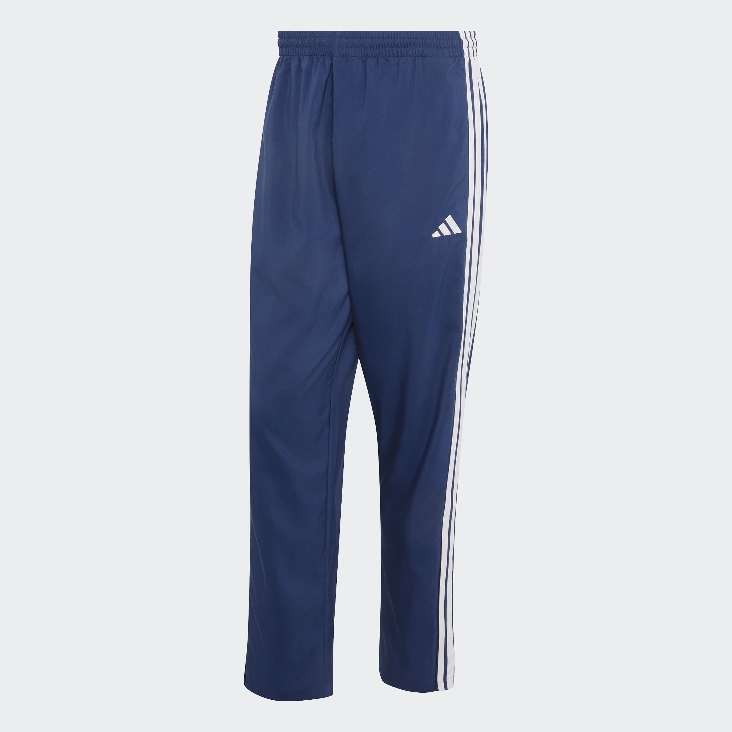 adidas Sportswear Sporthose »ESSENTIALS 3-STREIFEN STANFORD LITE WOVEN TAPERED OPEN HEM«