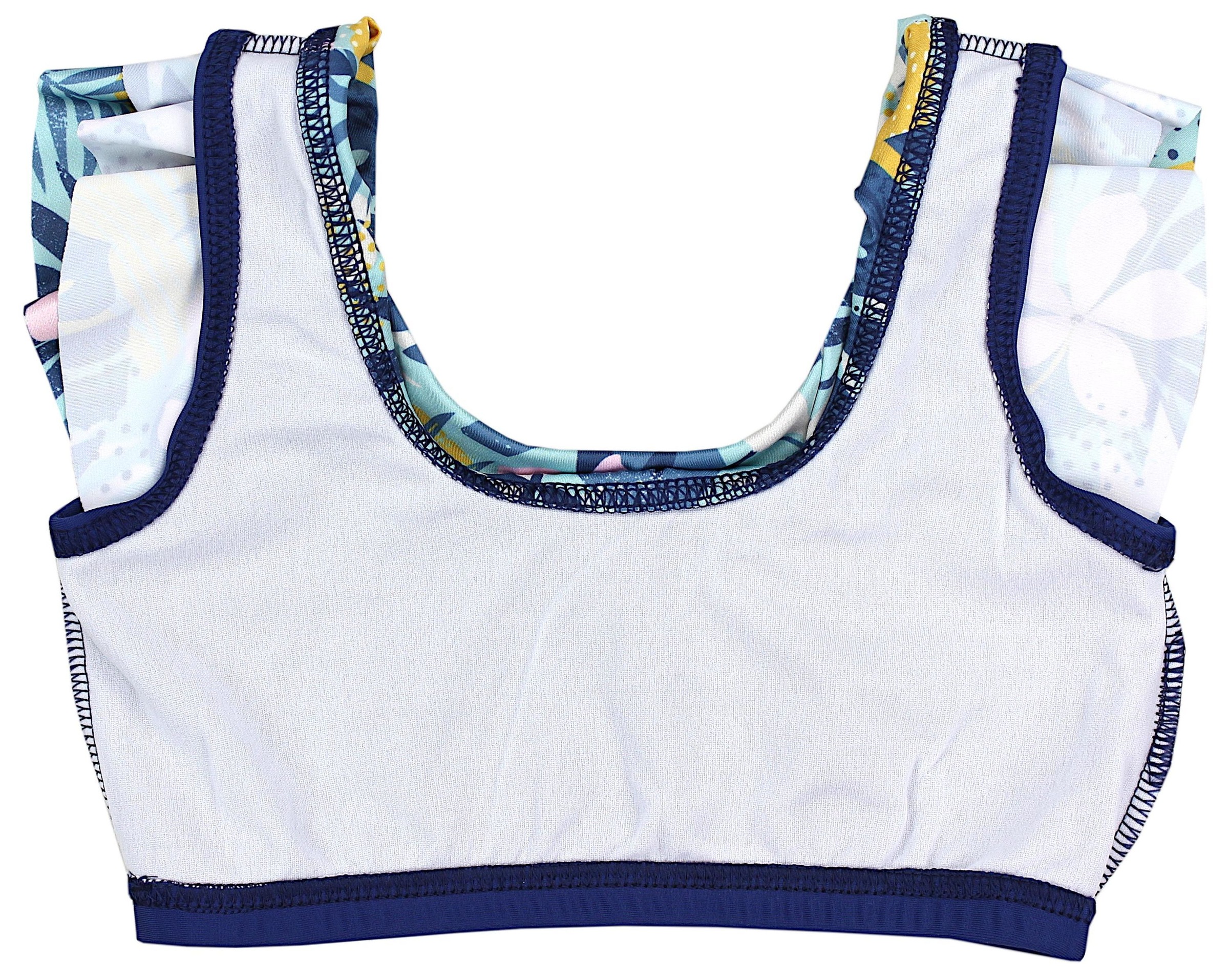 AQUARTI Bustier-Bikini »Badeanzug Mädchen Bikini Set Zweiteilig Bikinislip Bustier«