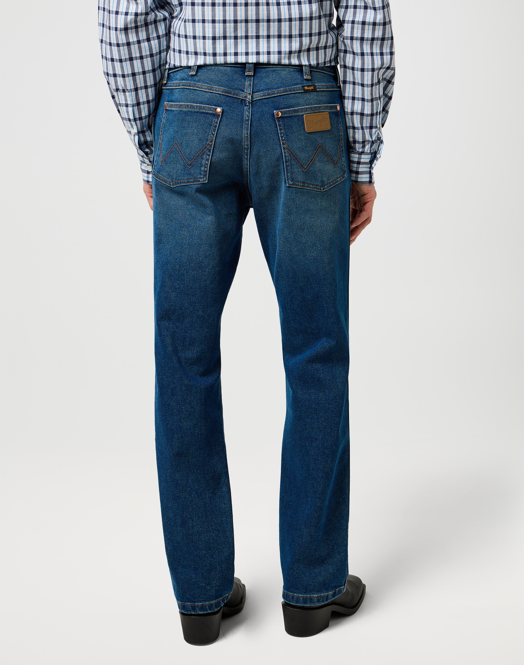 Wrangler Bootcut-Jeans »WRANCHER«, Low-Stretch