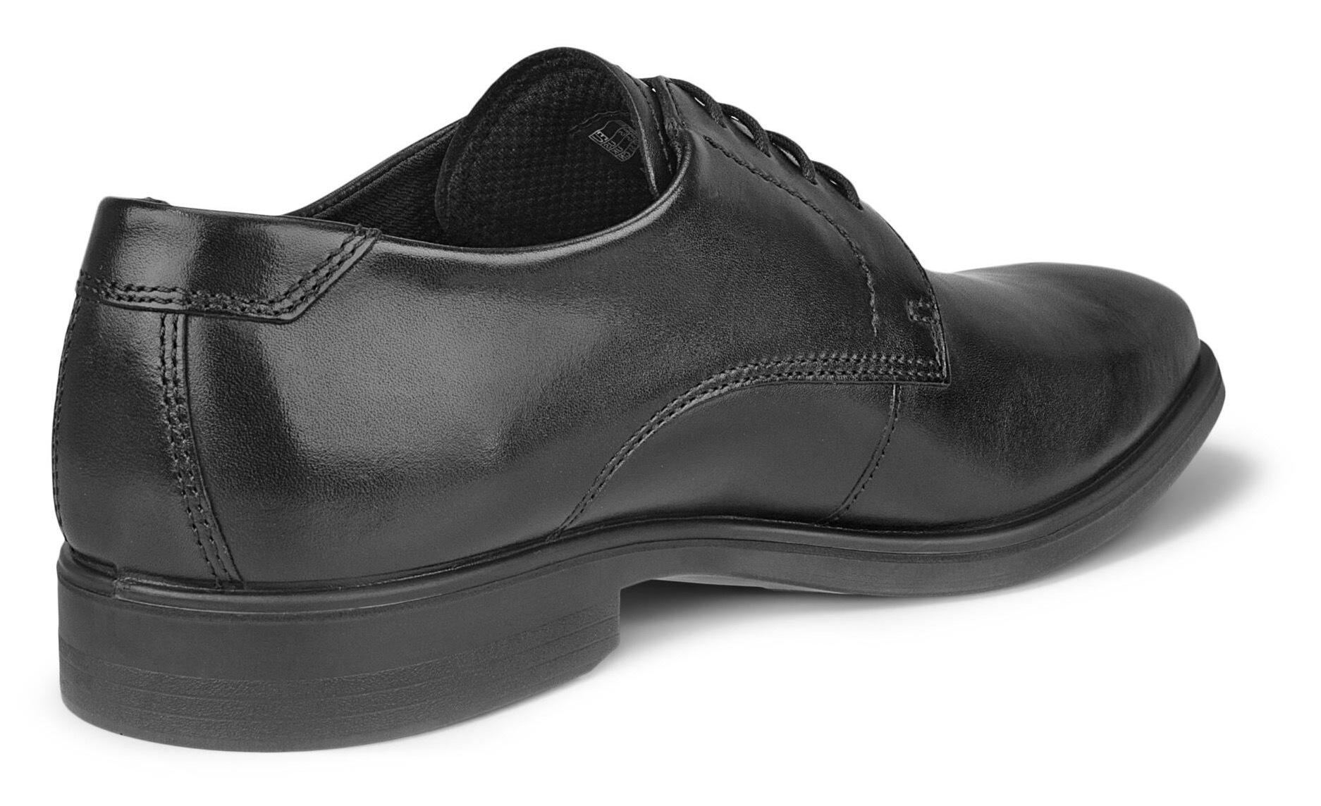 Ecco Schnürschuh »MELBOURNE«, mit seitlichen Nähten, Freizeitschuh, Halbschuh, Schnürschuh