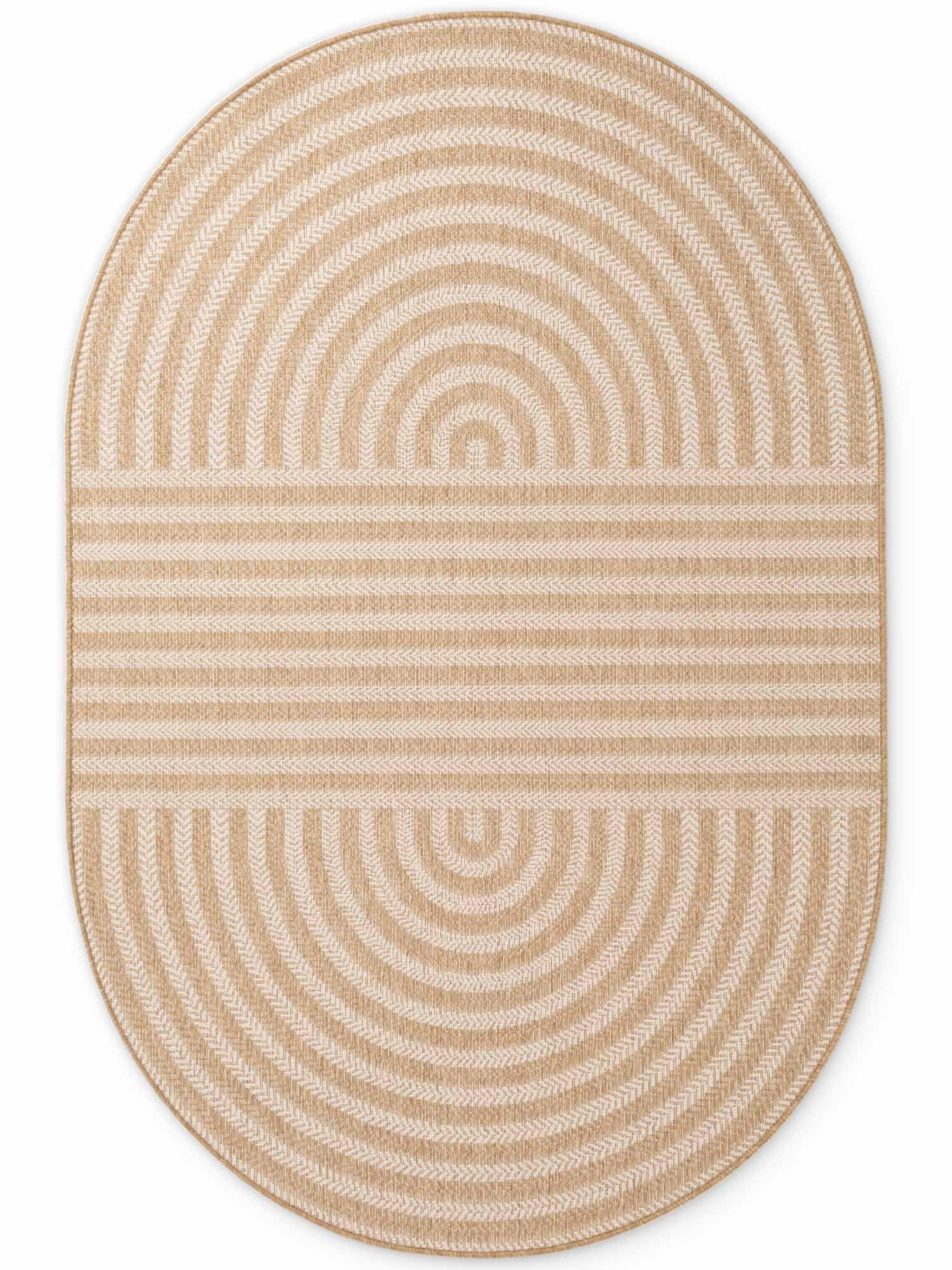 Ted Baker Teppich »Woodfield , Wendeteppich« oval 8 mm Höhe Designteppich, Wetterfest, Pflegeleicht, Modern, Wohnzimmer, Terrasse