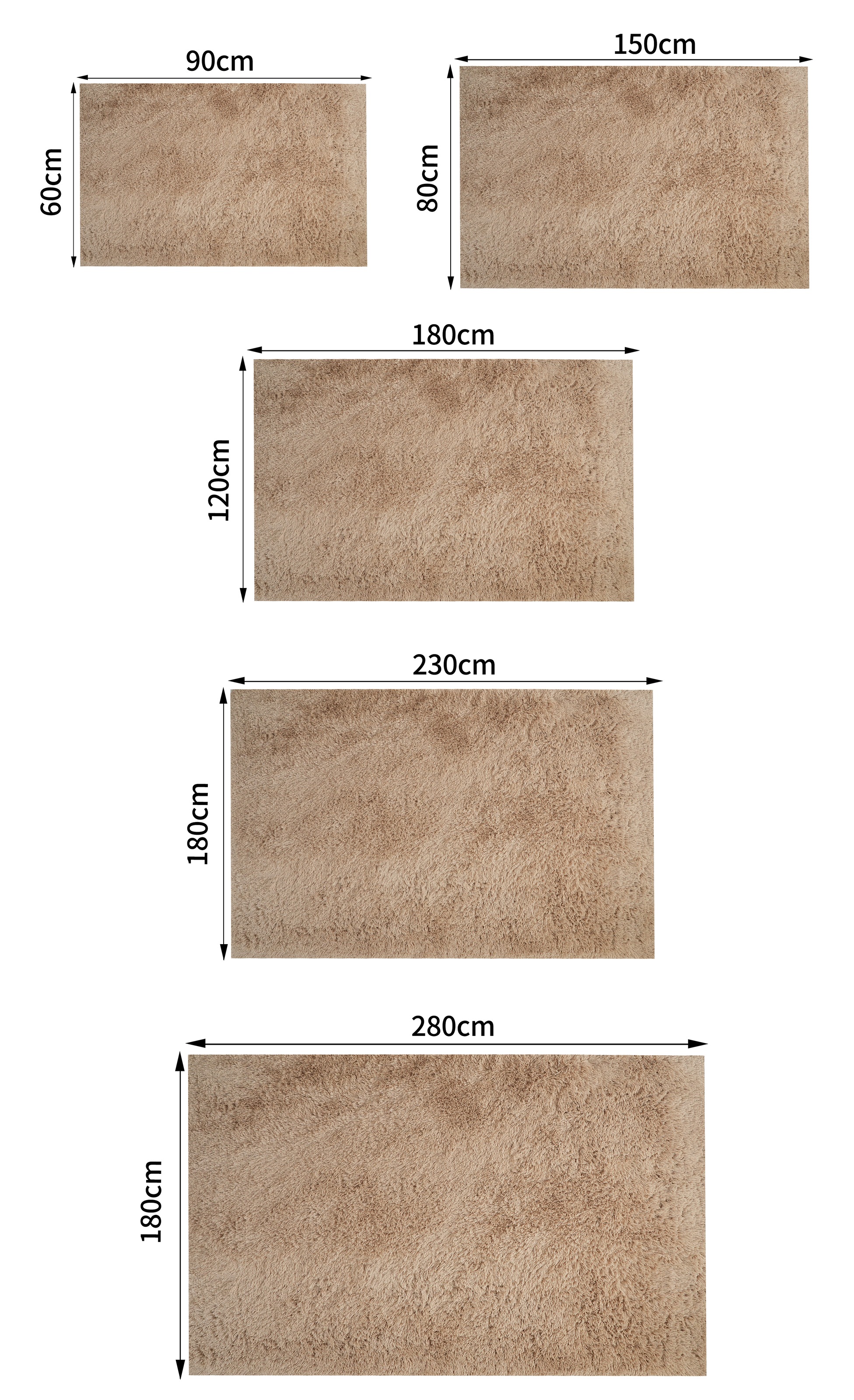 my home Hochflor-Teppich »Leava, besonders weich und kuschelig, leichter Glanz«, rechteckig, 37 mm Höhe, uni, Mikrofaser Teppiche, Wohnzimmer, Schlafzimmer, Esszimmer