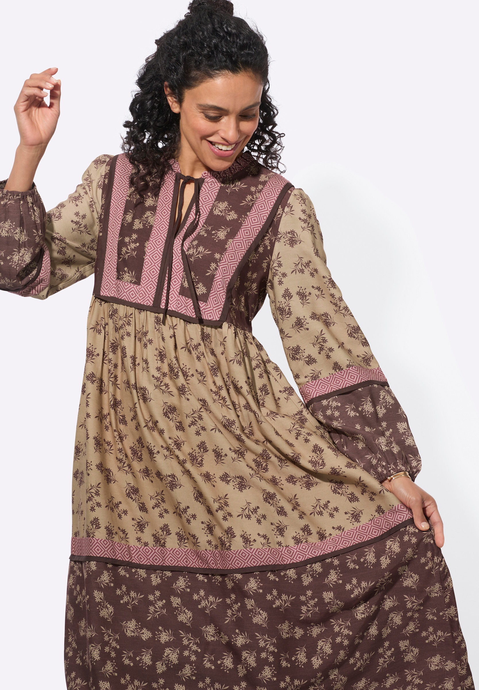 Witt Jerseykleid »Druck-Kleid Druckkleid in floralem Muster« Ohne Taschen