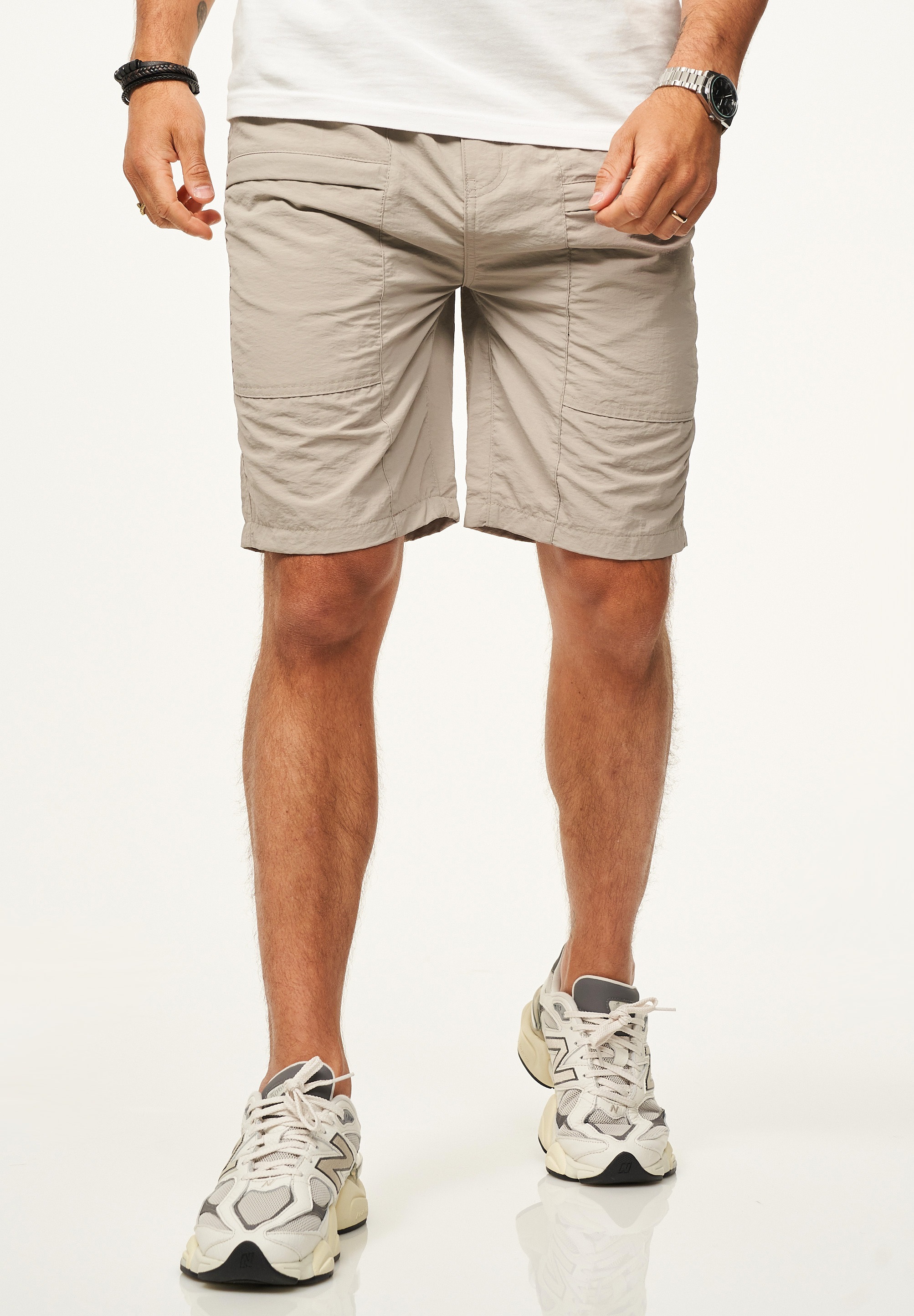 SOULSTAR Trekkingshorts »SOULSTAR Trekkingshorts aus 100% Nylon - Leichte Trekkingshorts für Herren«  Kurze Hose Sporthose mit elastischem Bund als Funktionsshorts
