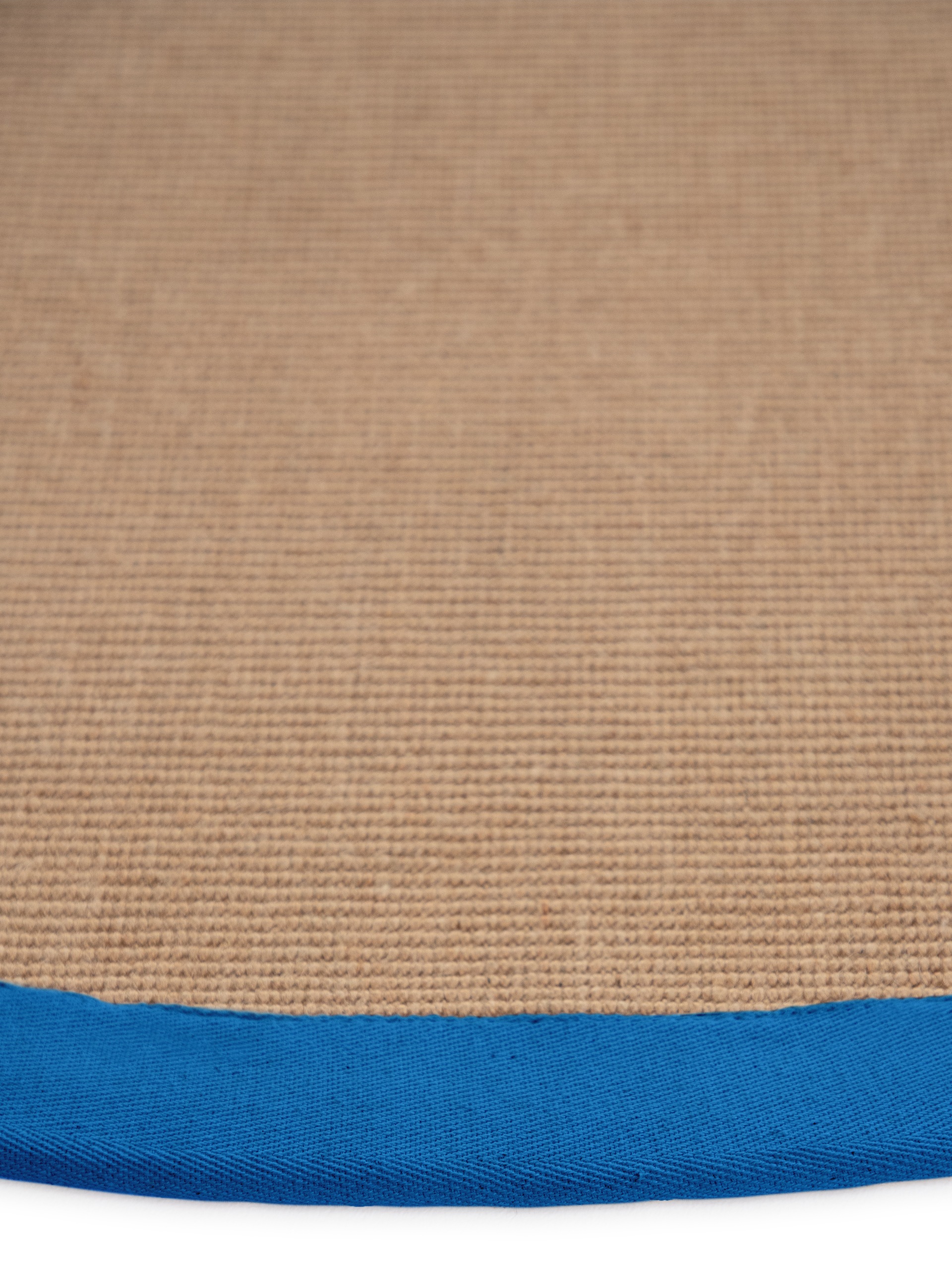 carpetfine Sisalteppich »Sisal«, rund, 5 mm Höhe, mit farbiger Bordüre, Anti-Rutsch Rückseite