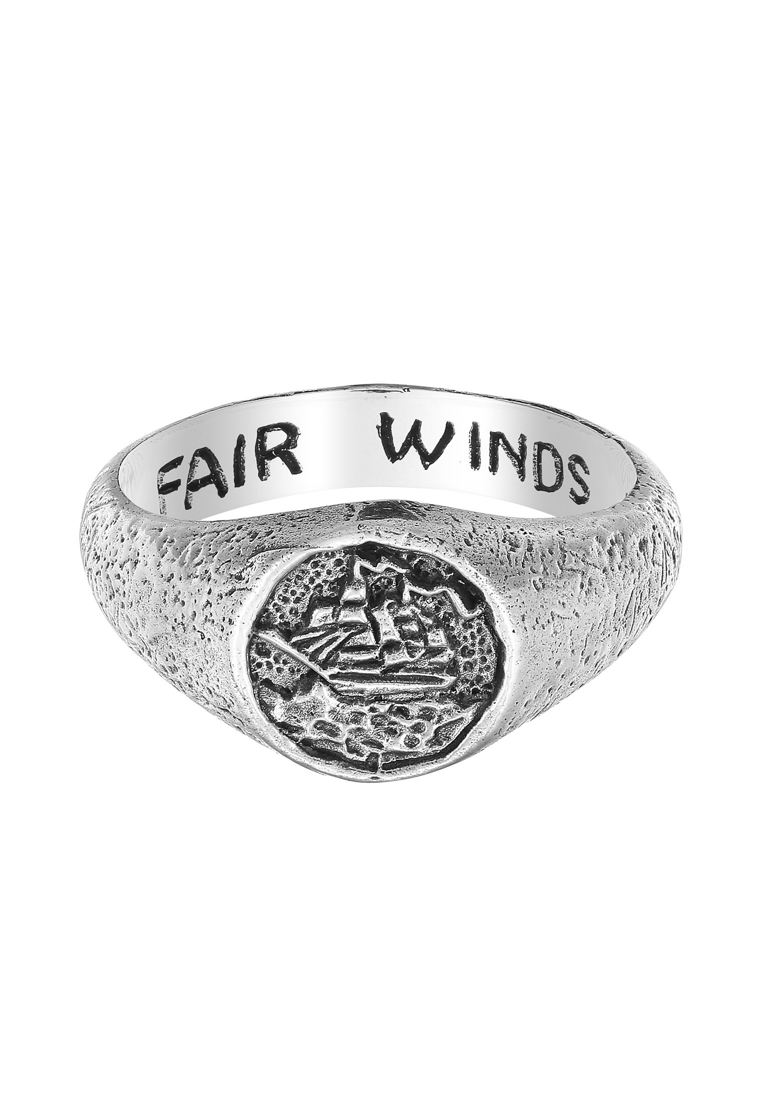 HAZE & GLORY Siegelring »Ring Siegelring Fair Winds 925 Silber«