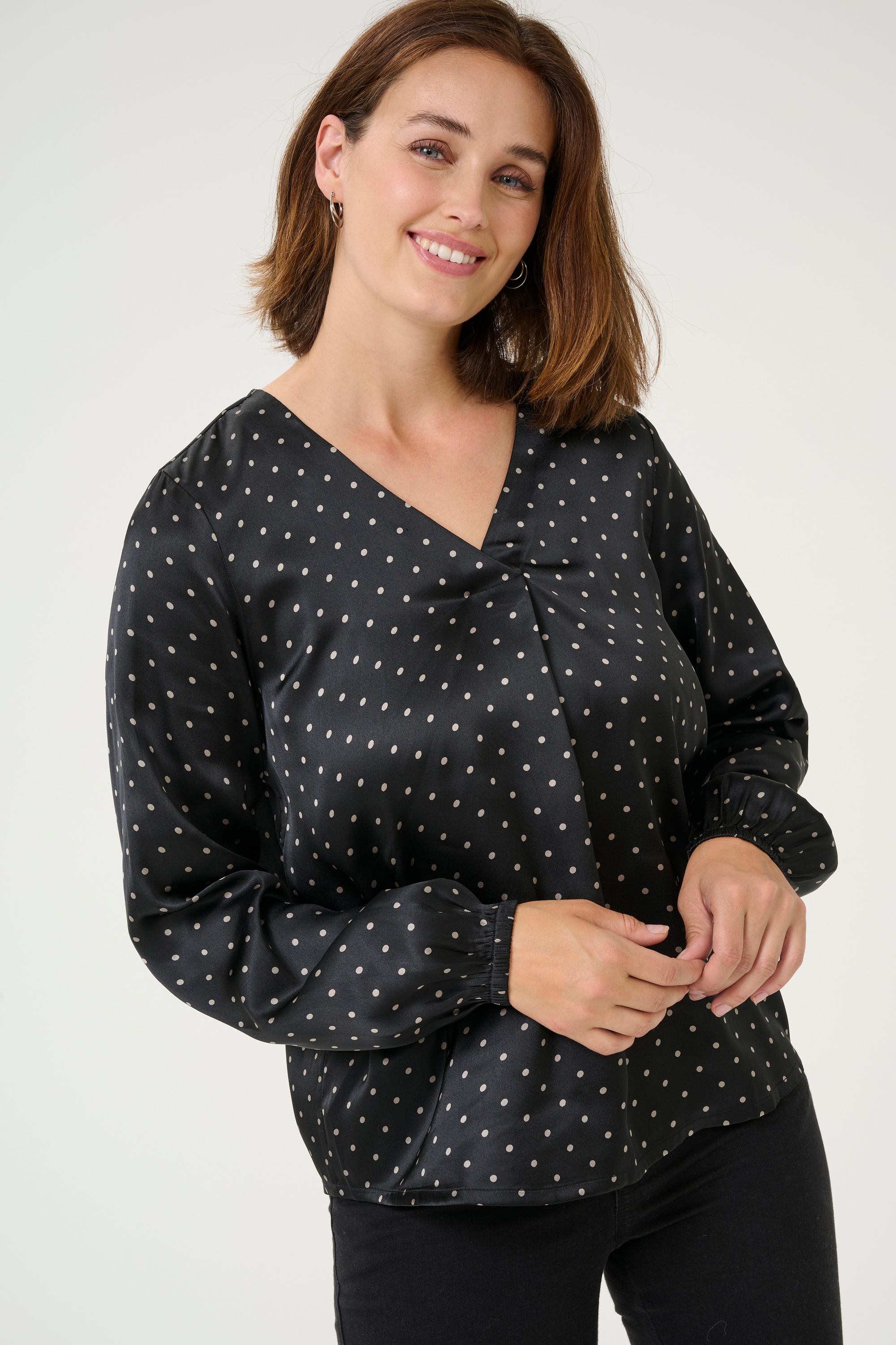 KAFFE Blusentop »Bluse ärmellos KAluna«