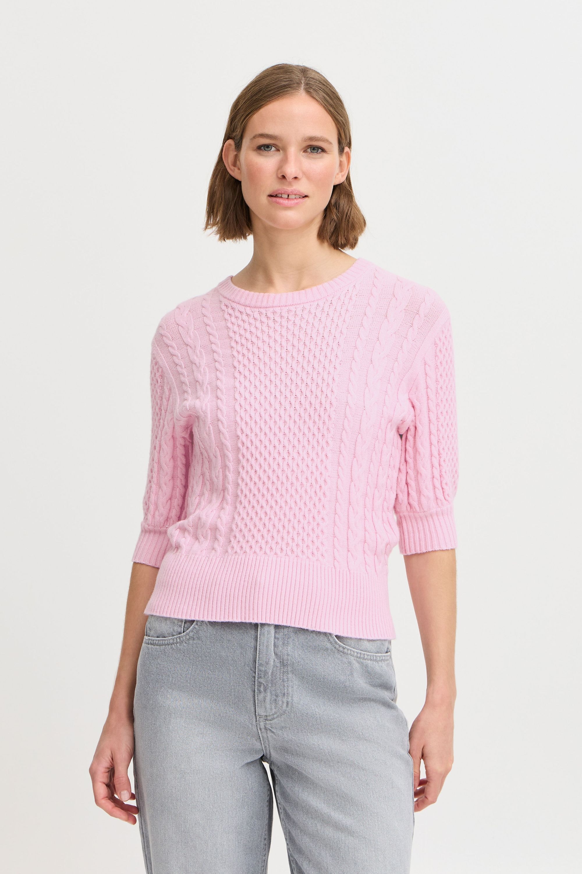 b.young Strickfleece-Pullover »Strickpullover BYNIBE SS JUMPER -«