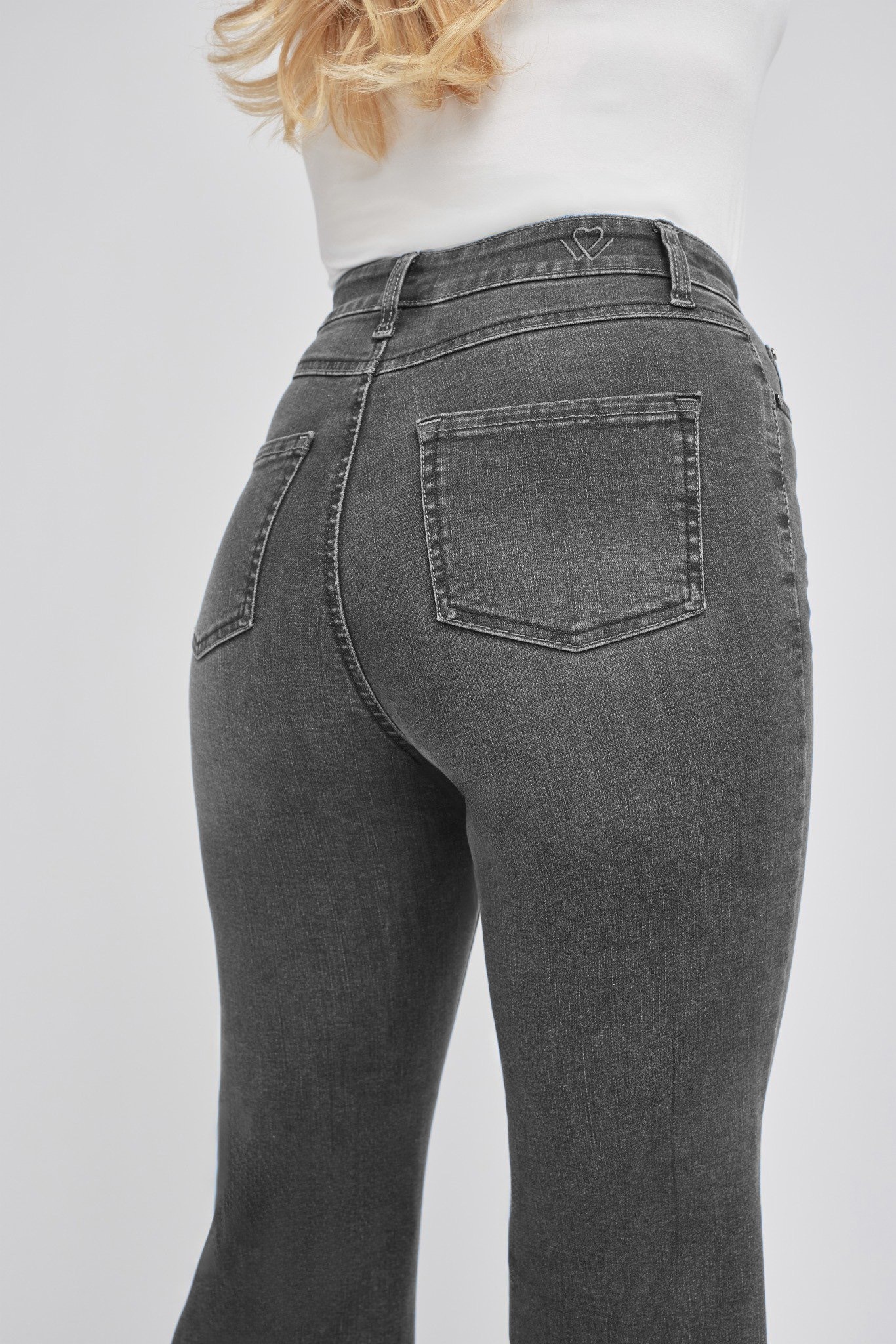 wonderjeans Straight-Jeans »High Waist Straigth«, mit Stretch